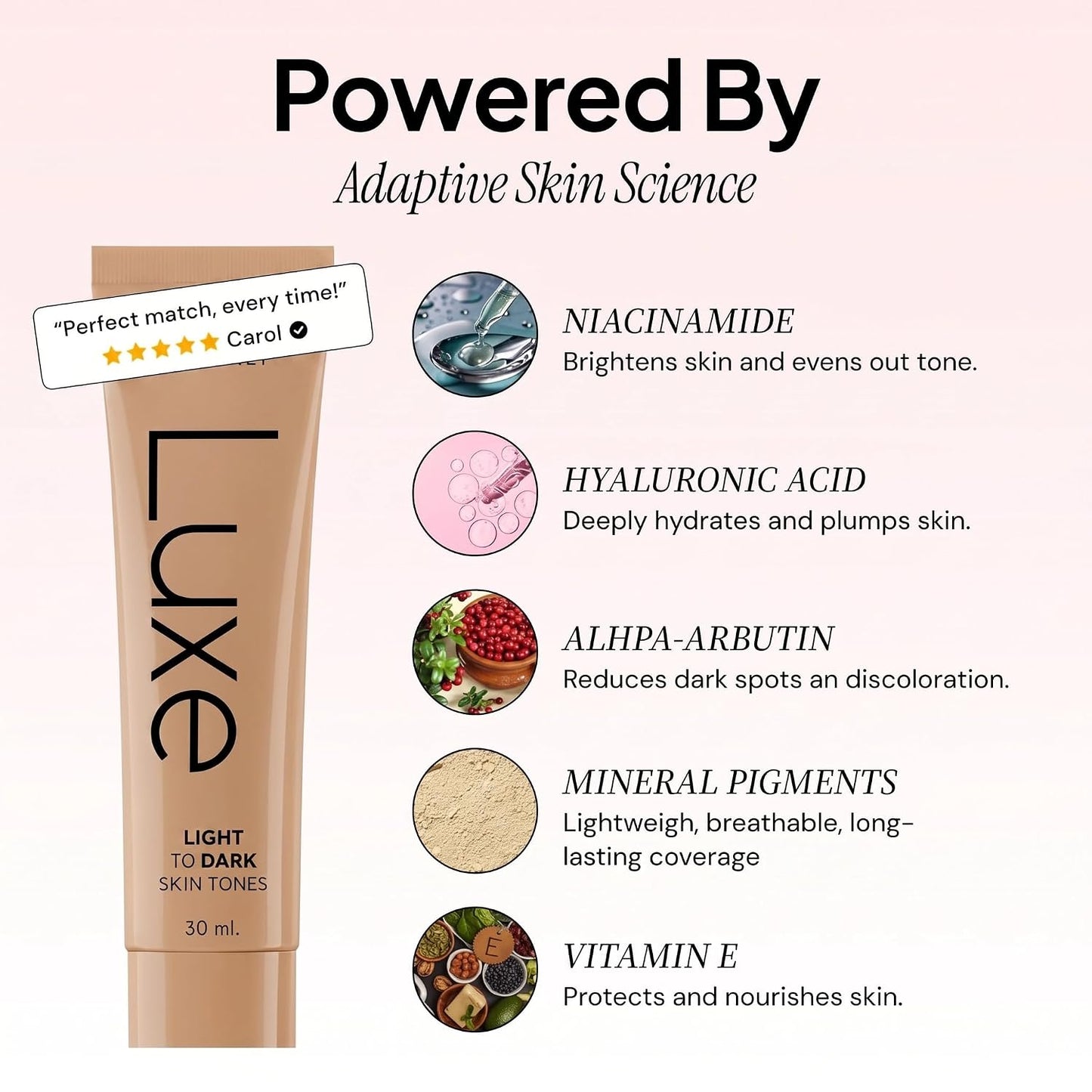 HotLuxe Color Changing Foundation – Medium