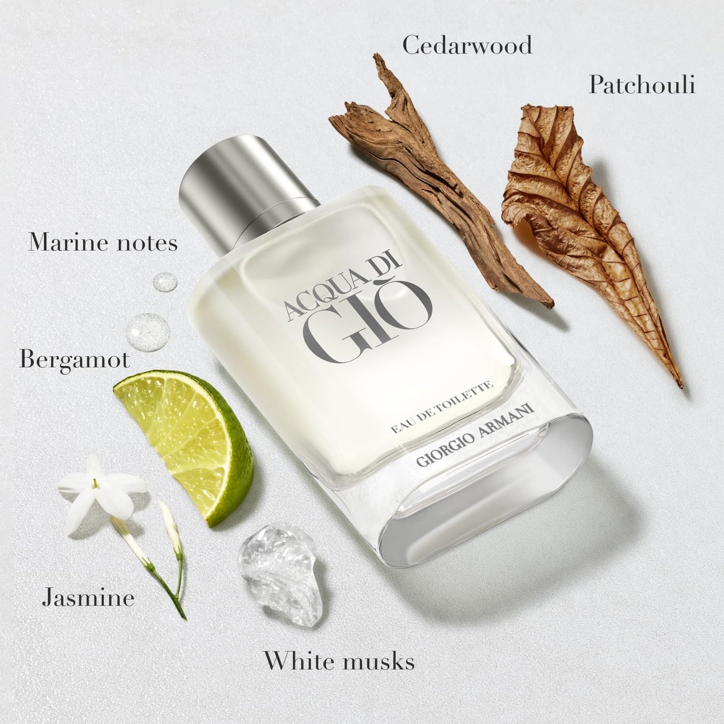 Hot Armani Beauty - Acqua di Giò - Eau de Toilette - Cologne for Men - Long Lasting Fragrance with Bergamot notes, Jasmine, White Musks, Patchouli & Cedarwood
