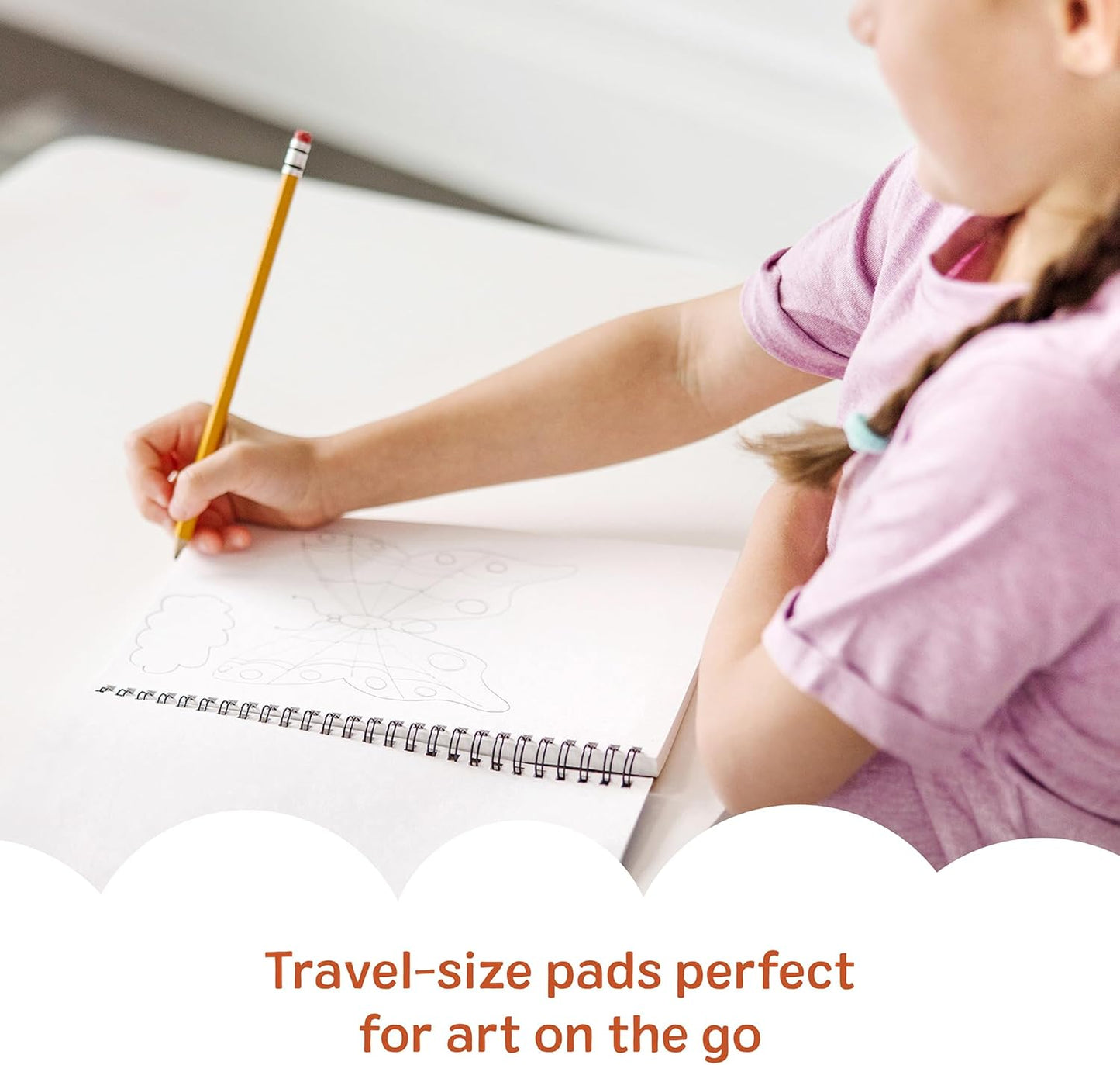 HotMelissa & Doug Drawing Paper, Sketch Pad, 3-Pack Bundle for Coloring, Writing or Painting (6 x 9 inches) - 50 Sheets Each, Kids Drawing Pad & Art Supplies for Kids Ages 3+