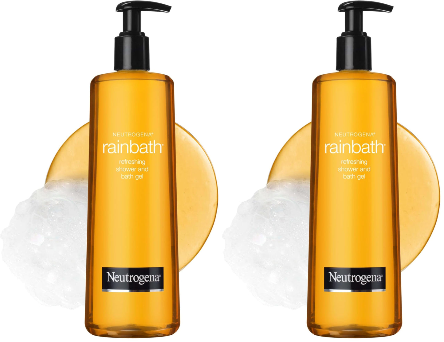 HotNeutrogena Rainbath Refreshing Shower Gel, Moisturizing Body Wash for Men and Women, Cleans, Softens, and Conditions Skin, Creamy Lather Ideal for Leg-Shaving, Spa-Like Experience, 32 fl oz