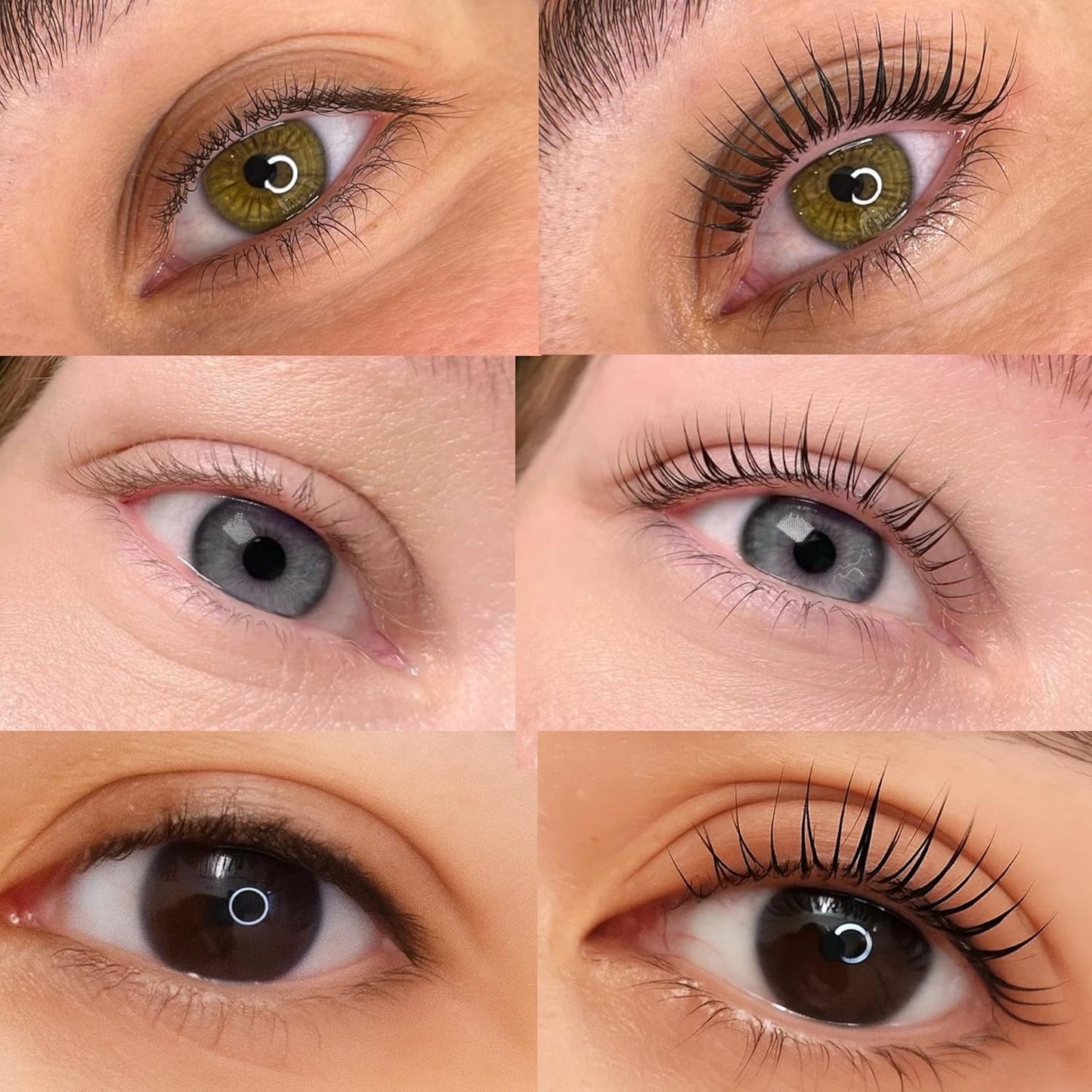 HotKorean Lash Lift Kit - 5 Sets At Home Eyelash Perm Kit with Upgraded Glue, Eyelash Lift, DIY Lash Perm Easy for Beginner & Professional, Semi Permanent Perming Wave Suitable For Salon & Home