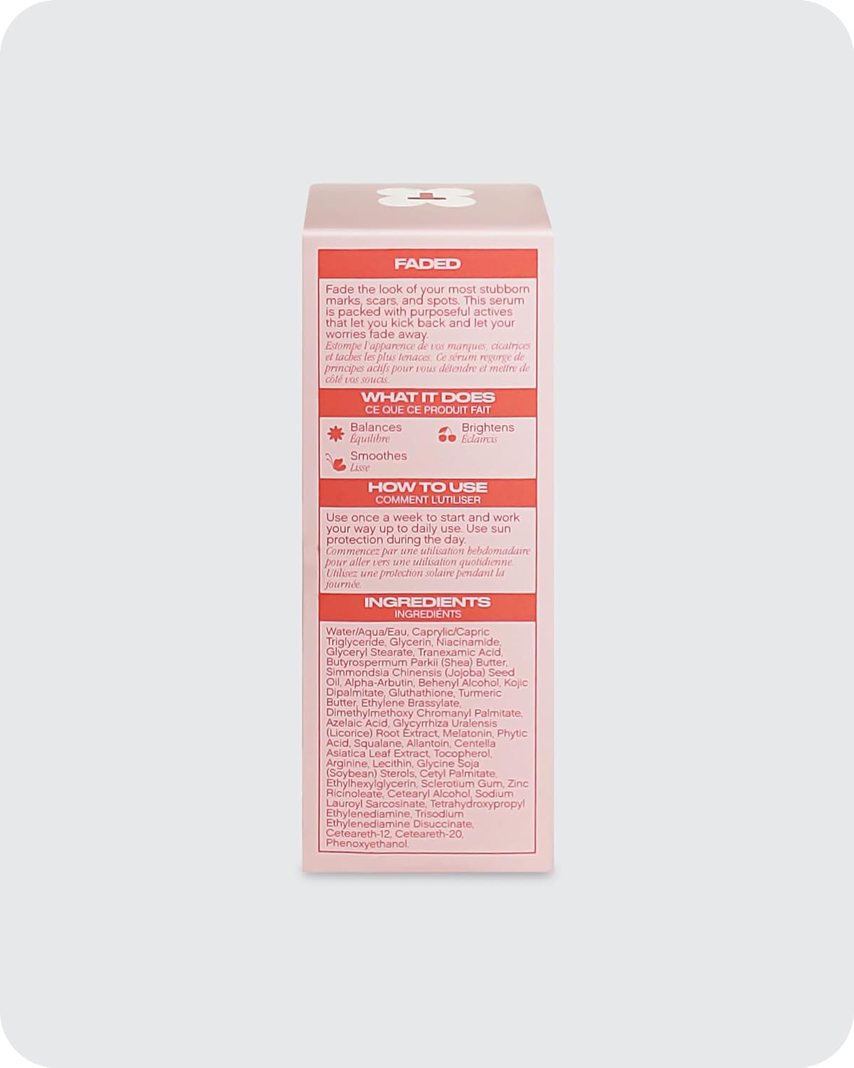 HotTopicals, Faded Brightening Serum, Reduces Discoloration, 0.5 Fl Oz | Clears Post-Blemish Marks, Scars & Spots, Kojic Acid & Niacinamide, Dermatologist-Tested, Vegan