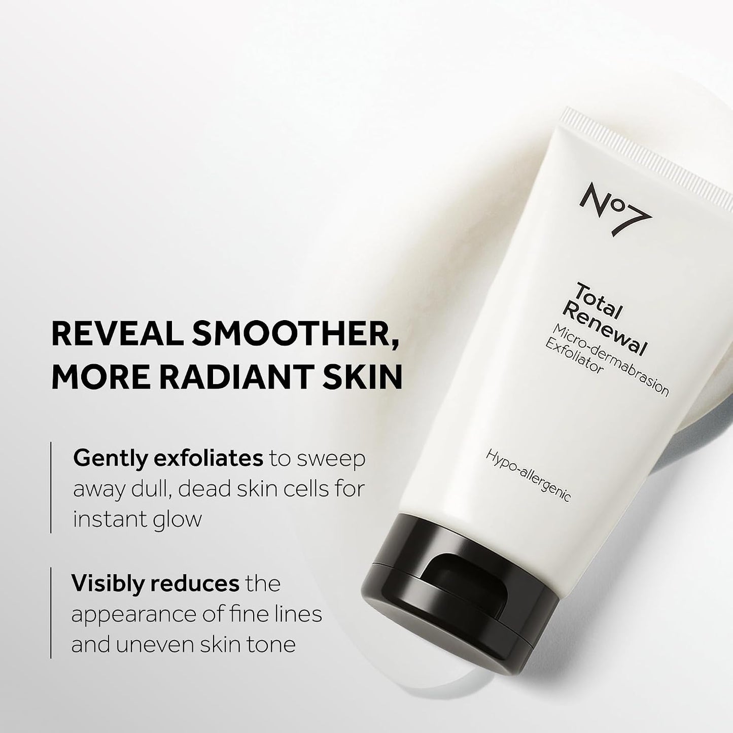 HotNo7 Microdermabrasion Total Renewal Face Scrub - Exfoliating Face Wash & Dark Spot Corrector for Sensitive Skin - Helps to Reduce the Appearance of Fine Lines & Even Skin Tone (2.5 Oz)