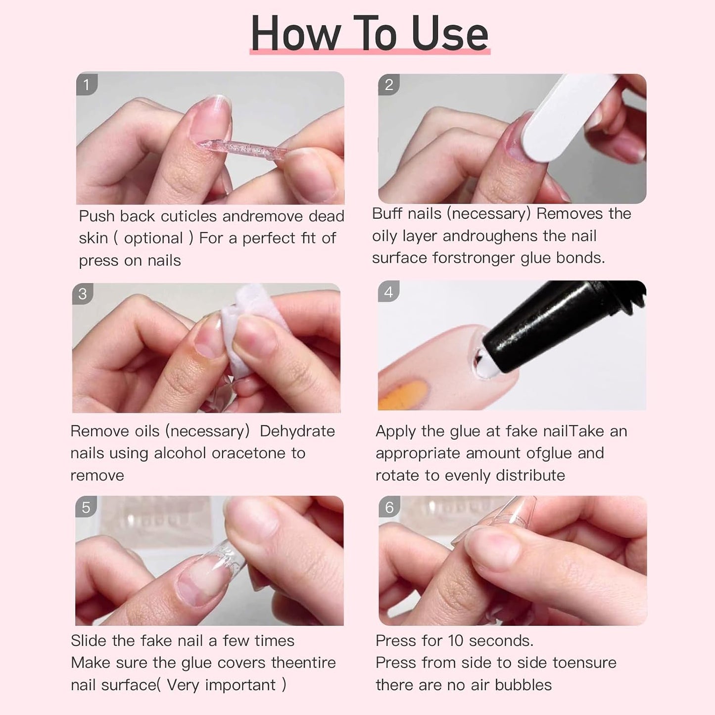 HotCurvlife Upgraded Super Strong 10g Semi Solid Nail Glue, 2pcs Best Soft Gel Nail Glue for Press on Nails - No UV Light Needed, Long Lasting