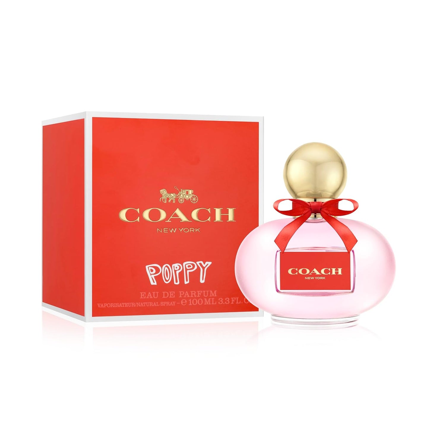 Hot Coach Poppy Eau de Parfum - Long Lasting Fragrance with notes of Mandarin, Gardenia & Sandalwood - Floral & Fruity
