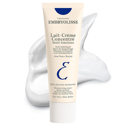 HotEmbryolisse Lait-Crème Concentré Face Moisturizer and Makeup Primer, French Face Cream With Shea Butter & Aloe Vera, 2.54 Fl Oz