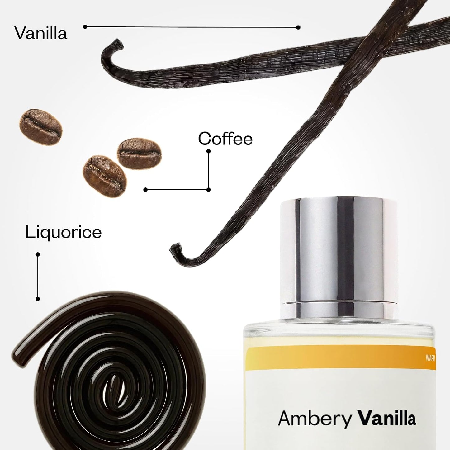 Hot Dossier - Ambery Vanilla - Eau de Parfum - Vanilla Perfume - Inspired by Black Opium - Long-Lasting Fragrance - Feminine - 1.7 fl oz (50ml)