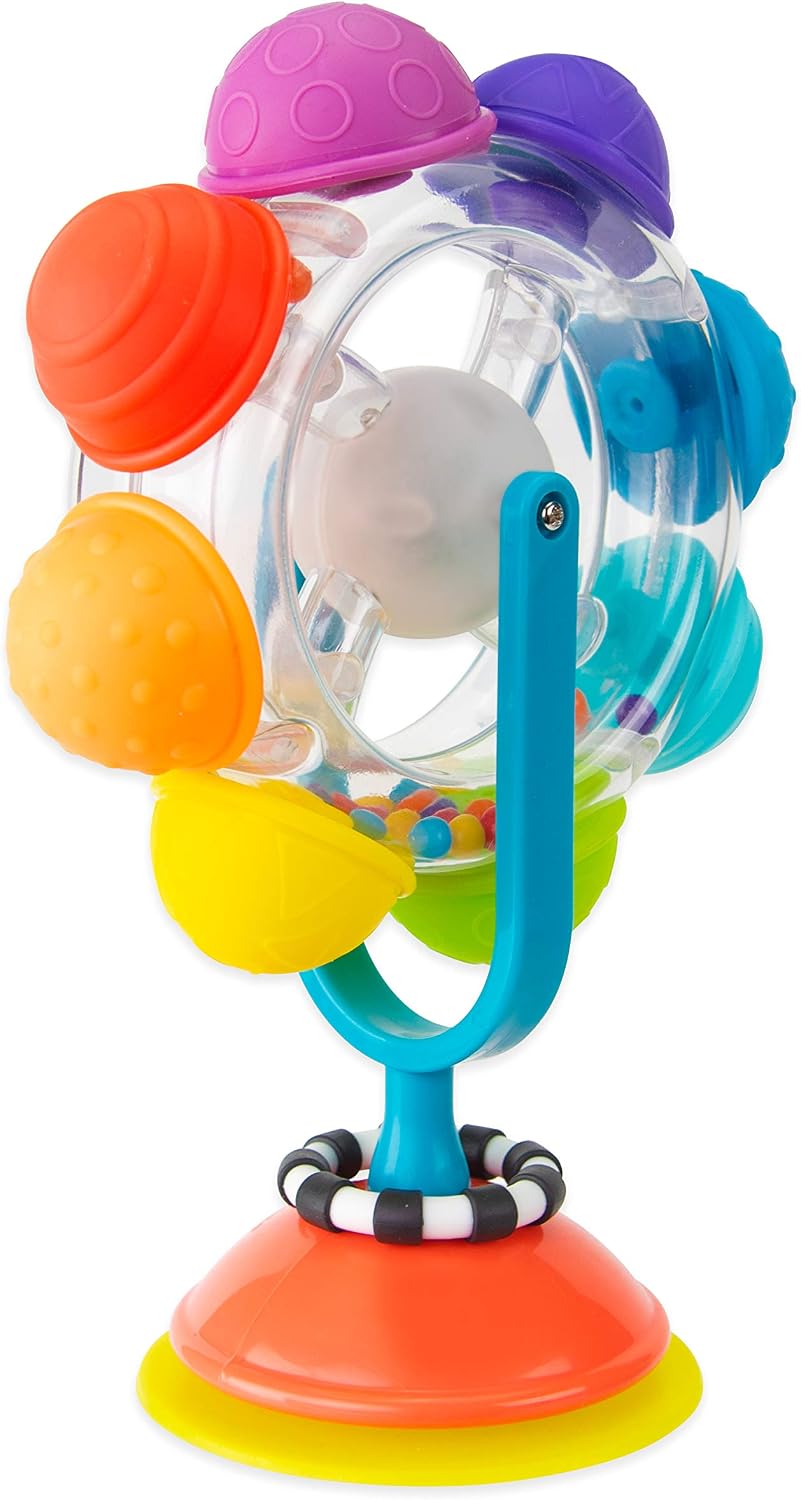 Hot Sassy Wonder Wheel Spinning High Chair Tray Toy, Age 6+ Months