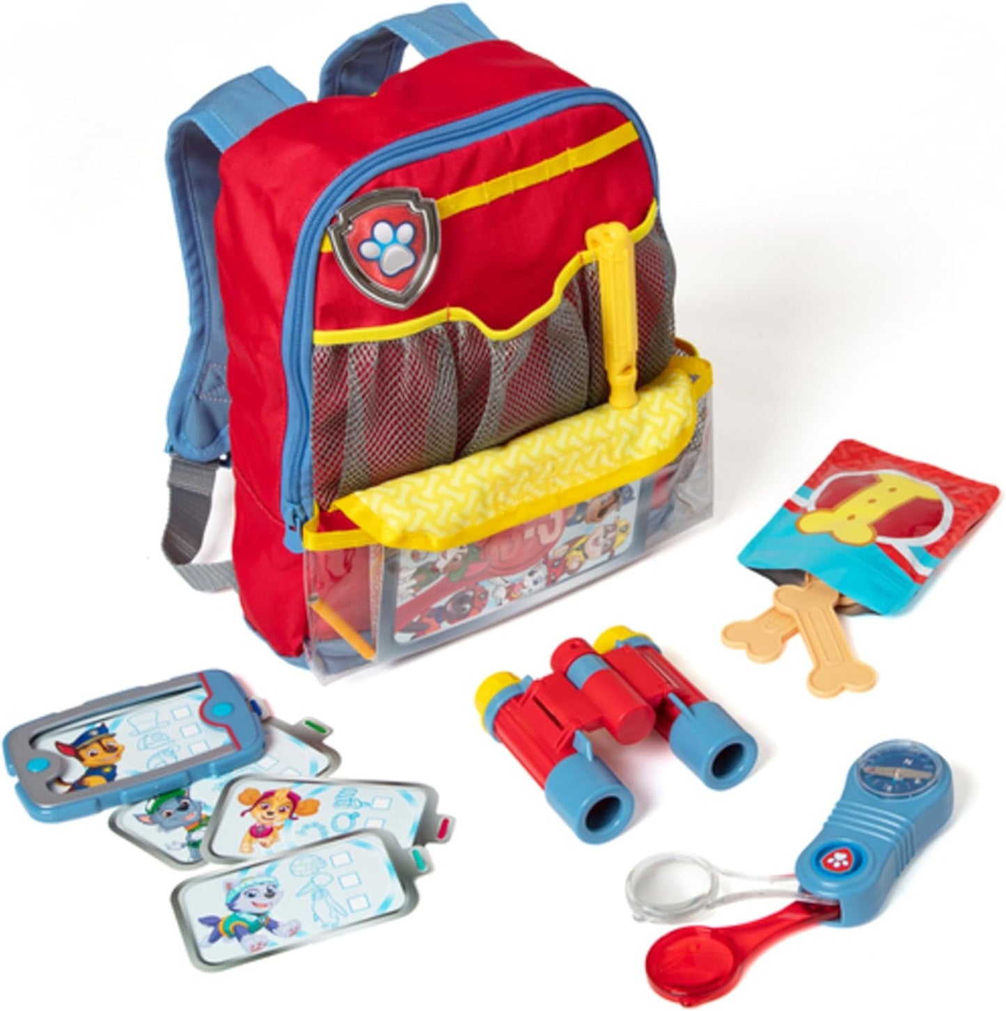 Hot Melissa & Doug PAW Patrol Pup Pack Backpack, Adventure-Ready PAW Patrol Toys for Kids with Whistle, Binoculars, & Mission Cards, Preschool Toys for Girls & Boys Ages 3+