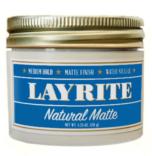 HotLayrite Natural Matte Cream, Basic, White, Mild Cream Soda, 4.25 Ounce