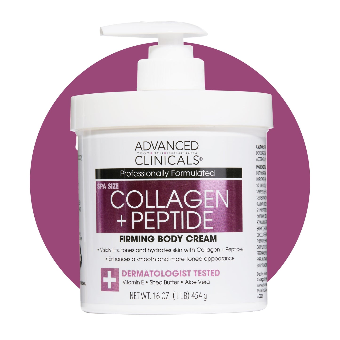 HotAdvanced Clinicals Retinol Body Lotion & Face Moisturizer | Visible Anti Aging Skin Care Retinol Body Cream For Women & Men Targets Look Of Fine Lines, Wrinkles, & Crepe Looking Dry Skin, 16 Ounce
