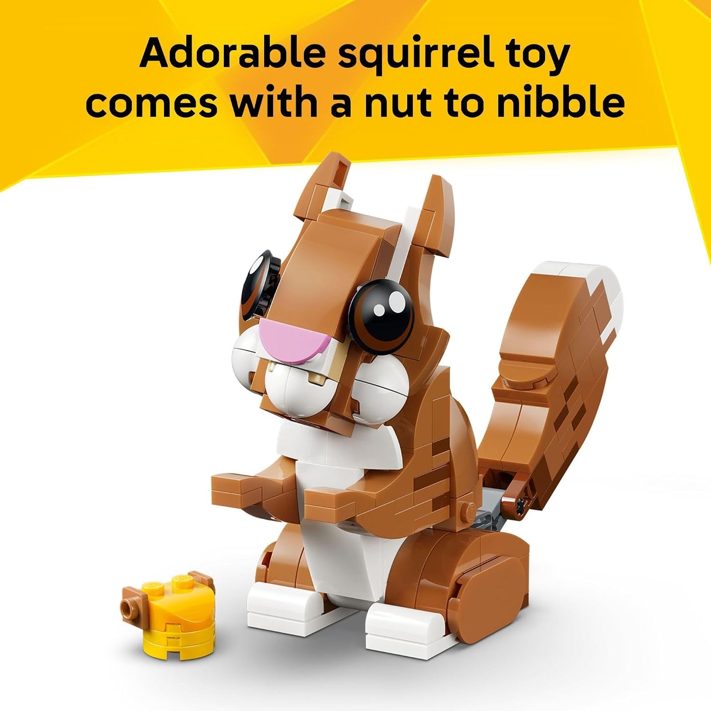 Hot LEGO Creator 3 in 1 Cute Animals: Playful Puppy Dog Building Toy - Bedroom Decor for Girls & Boys, Ages 8+ - Gift for Birthdays - Build a Dog, Squirrel, or Duck - 31382
