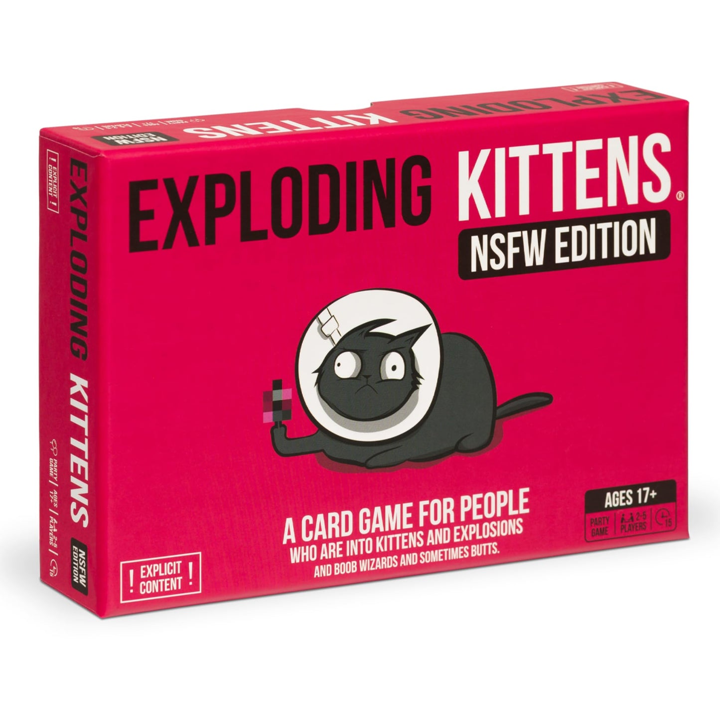 HotExploding Kittens Original Edition: 2-5 Players - Ages 7+ Family Card Game | Draw cards, betray your friends, and try not to explode! Great for family game nights, parties, travel, quick 15-minute play.