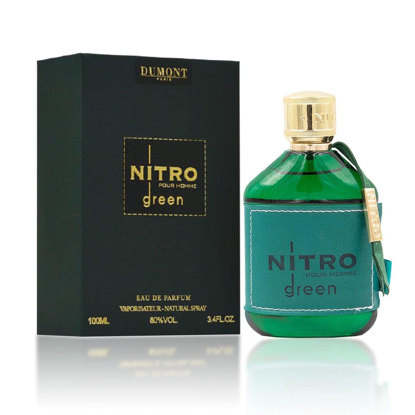 Hot Dumont Nitro Red 3.4 Fl Oz Eau De Parfum for Men – Rich Fruity Woody Floral Fragrance – Luxurious Long Lasting Scent