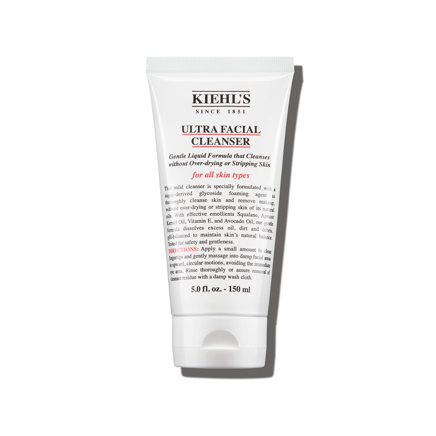 HotKiehl's Ultra Facial Cleanser, Lightweight Foamy Facial Cleanser, Enriched Formula that Replenishes Skin Barrier, Gently Exfoliates and Moisturizes, Suitable for All Skin Types, Paraben Free