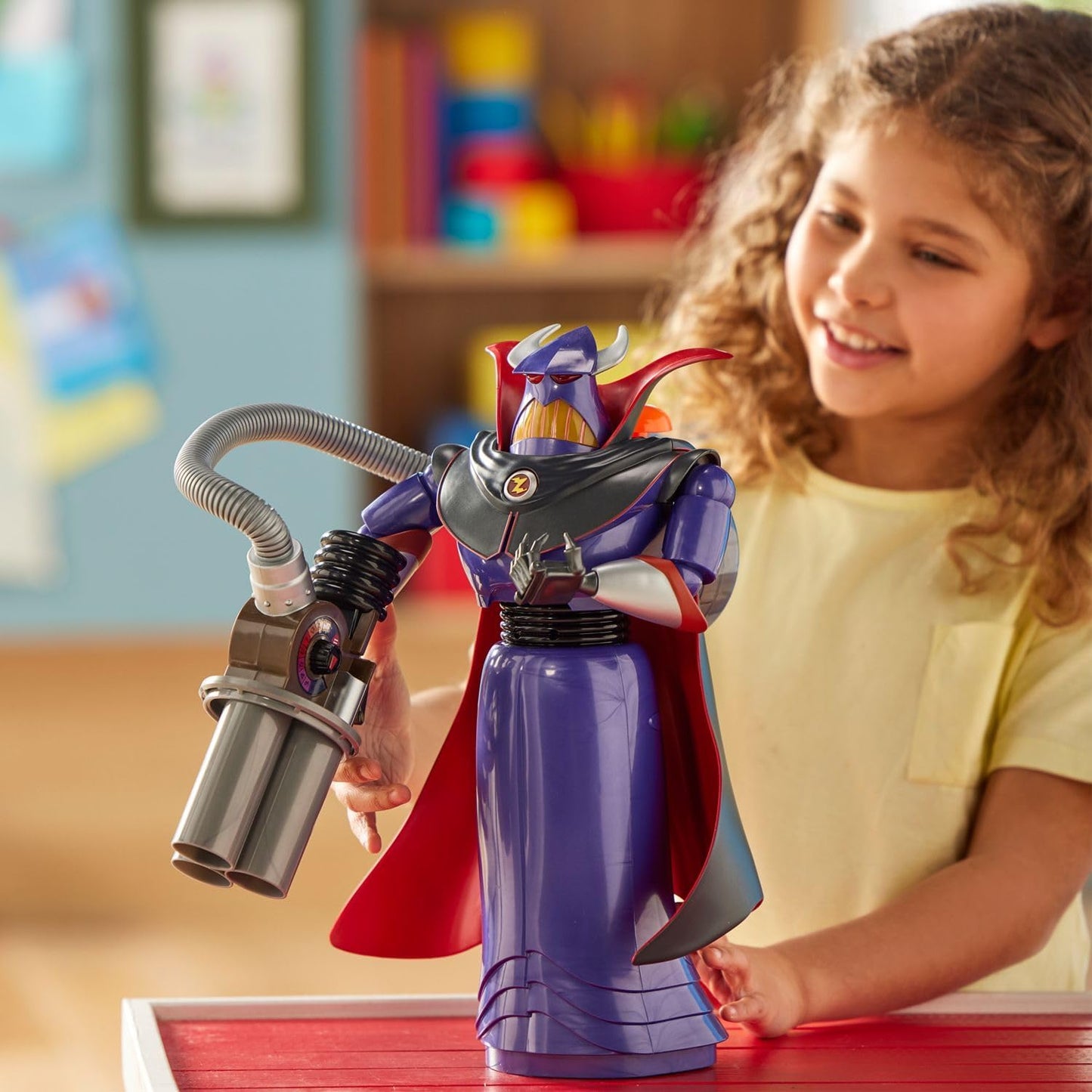 HotDisney Store Official Zurg Talking Action Figure from Toy Story, Features Sounds and Phrases from the Movies, Interacts with Other Figures and Toys