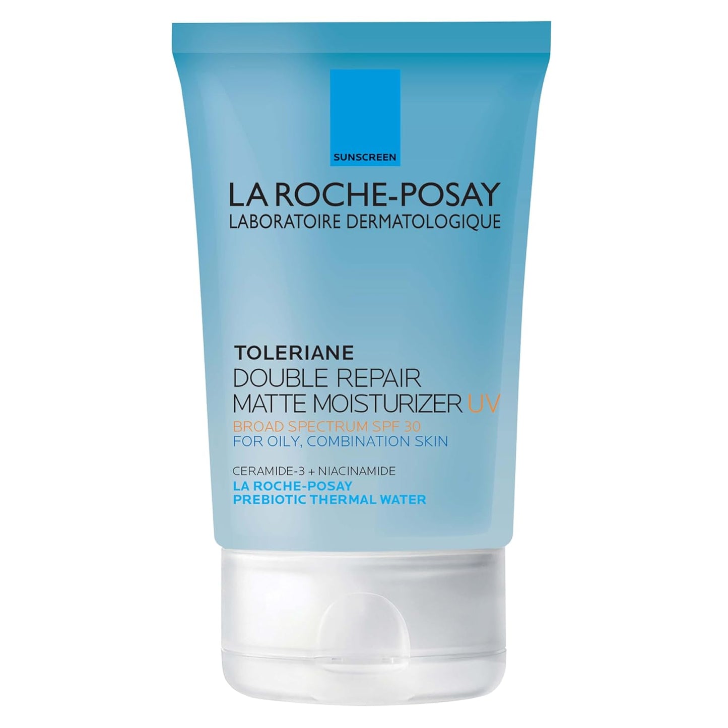 HotLa Roche-Posay Toleriane Double Repair Matte Face Moisturizer, Daily Moisturizer For Oily Skin With Ceramide And Niacinamide For All Skin Tones, Oil Free, Non-Comedogenic, Available with SPF 30