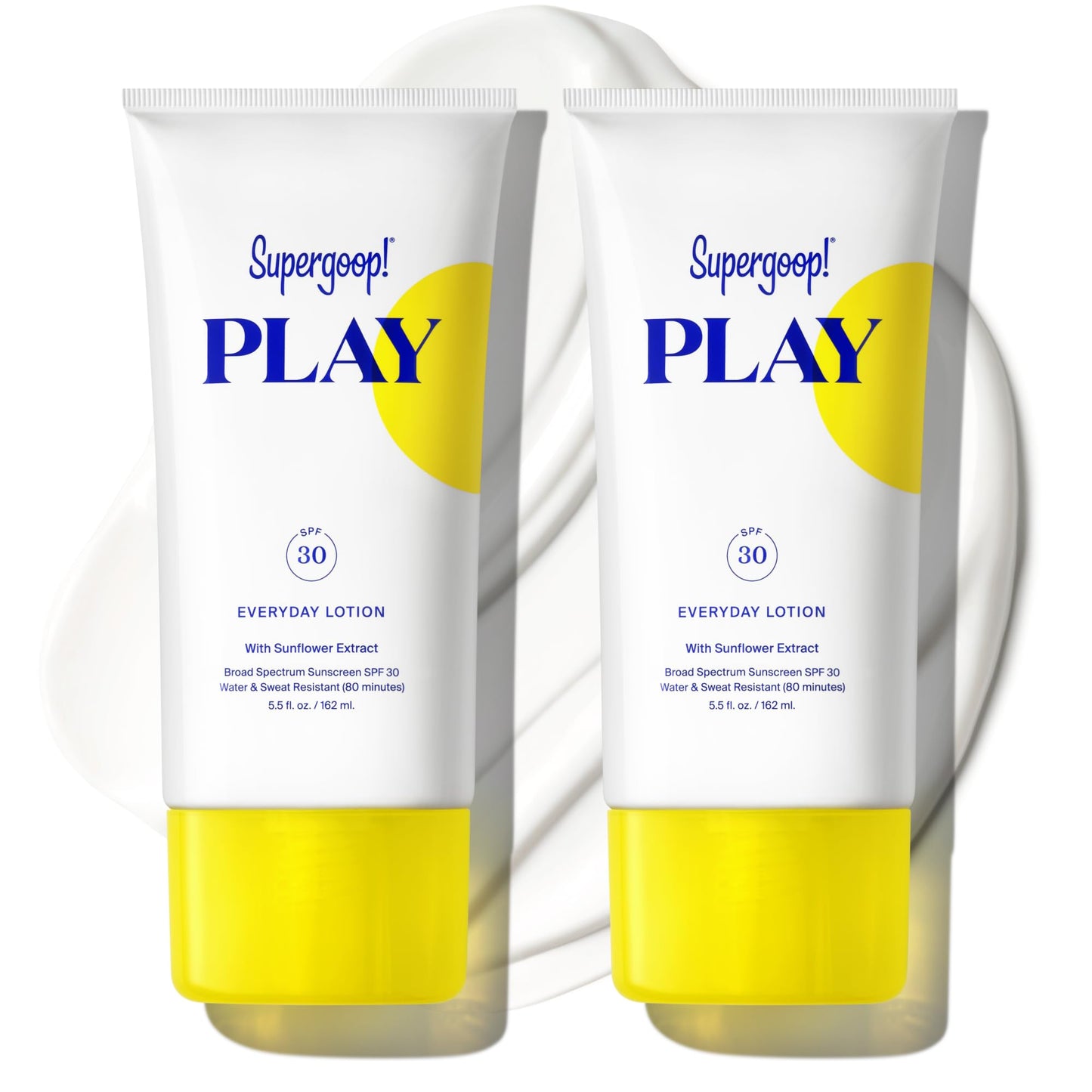 HotSupergoop! PLAY Everyday Lotion - Broad Spectrum Body & Face Sunscreen - Great for Active Days - Fast Absorbing, Water & Sweat Resistant