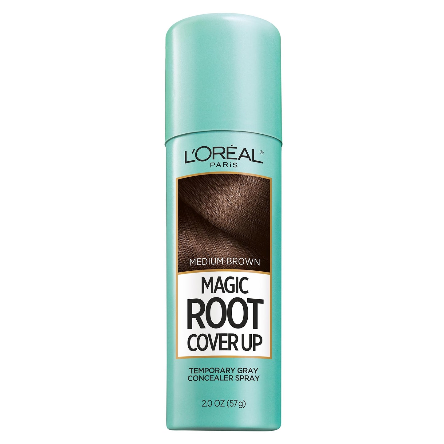 HotL'Oreal Paris Magic Root Cover Up Gray Hair Spray, 100% Gray Hair Coverage with Buildable, Lightweight, Transfer-Resistant, and Temporary Formula, Ammonia-Free, Dark Brown, 2 oz (2 Count)