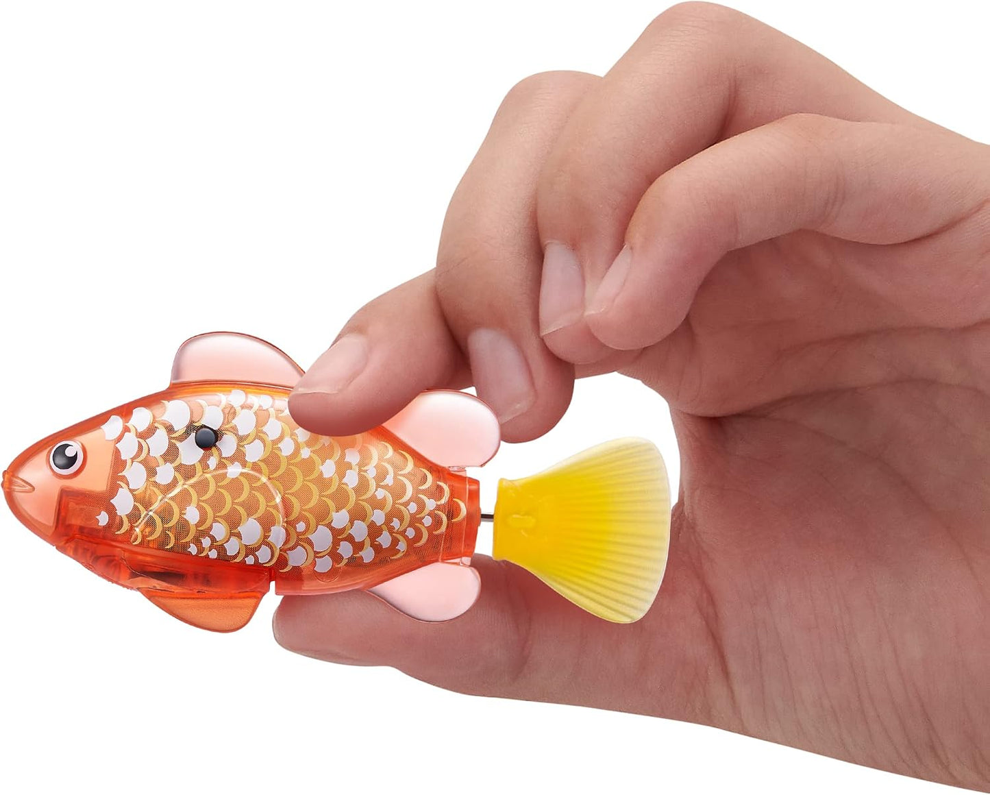 HotRobo Alive Robo Fish Robotic Swimming Fish (Pink + Golden) by ZURU Water Activated, Changes Color, Comes with Batteries, Amazon Exclusive (2 Pack) Series 3