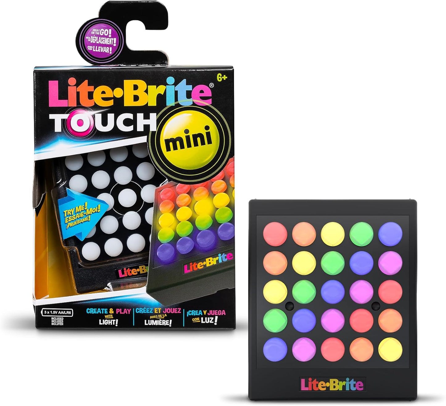 HotLite Brite Mini Touch, Create Art with Light, Enhances Creativity, Gift for Girls and Boys Ages 6+