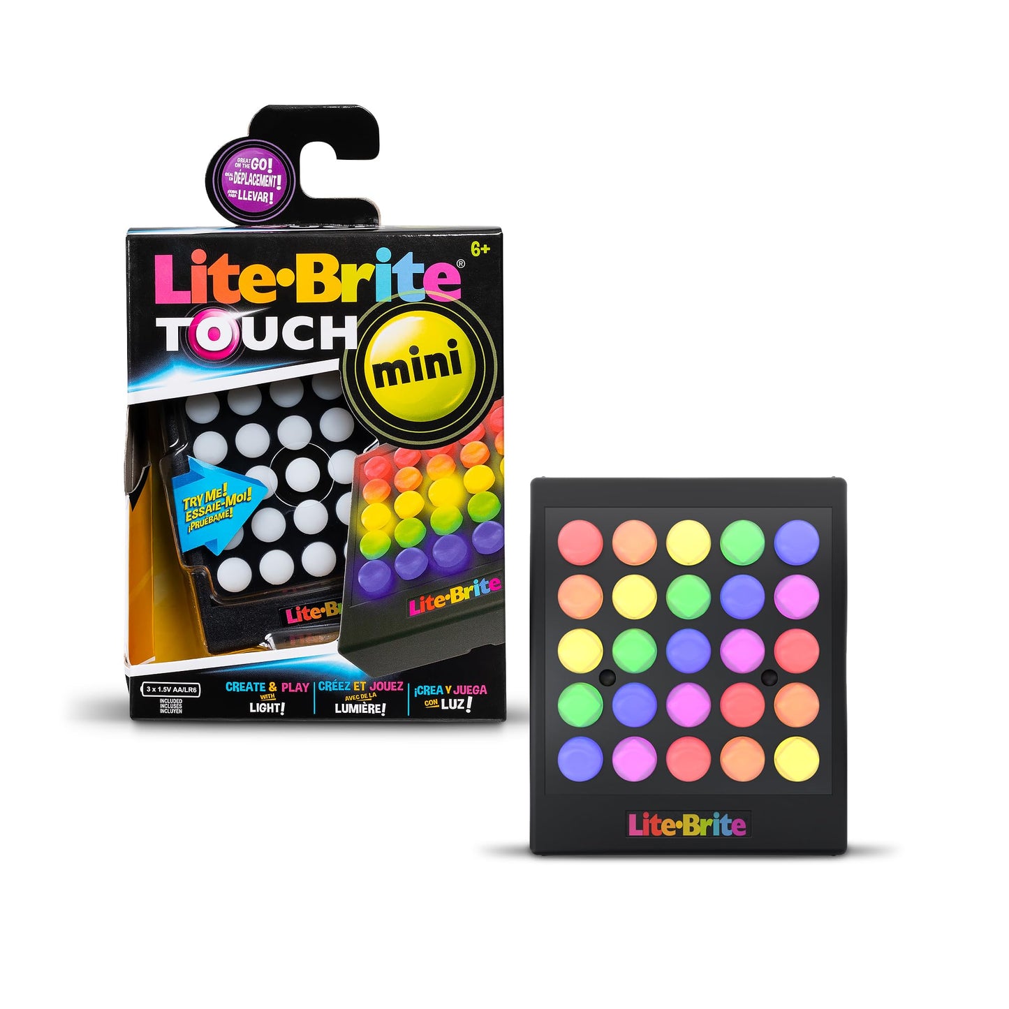 HotLite Brite Mini Touch, Create Art with Light, Enhances Creativity, Gift for Girls and Boys Ages 6+