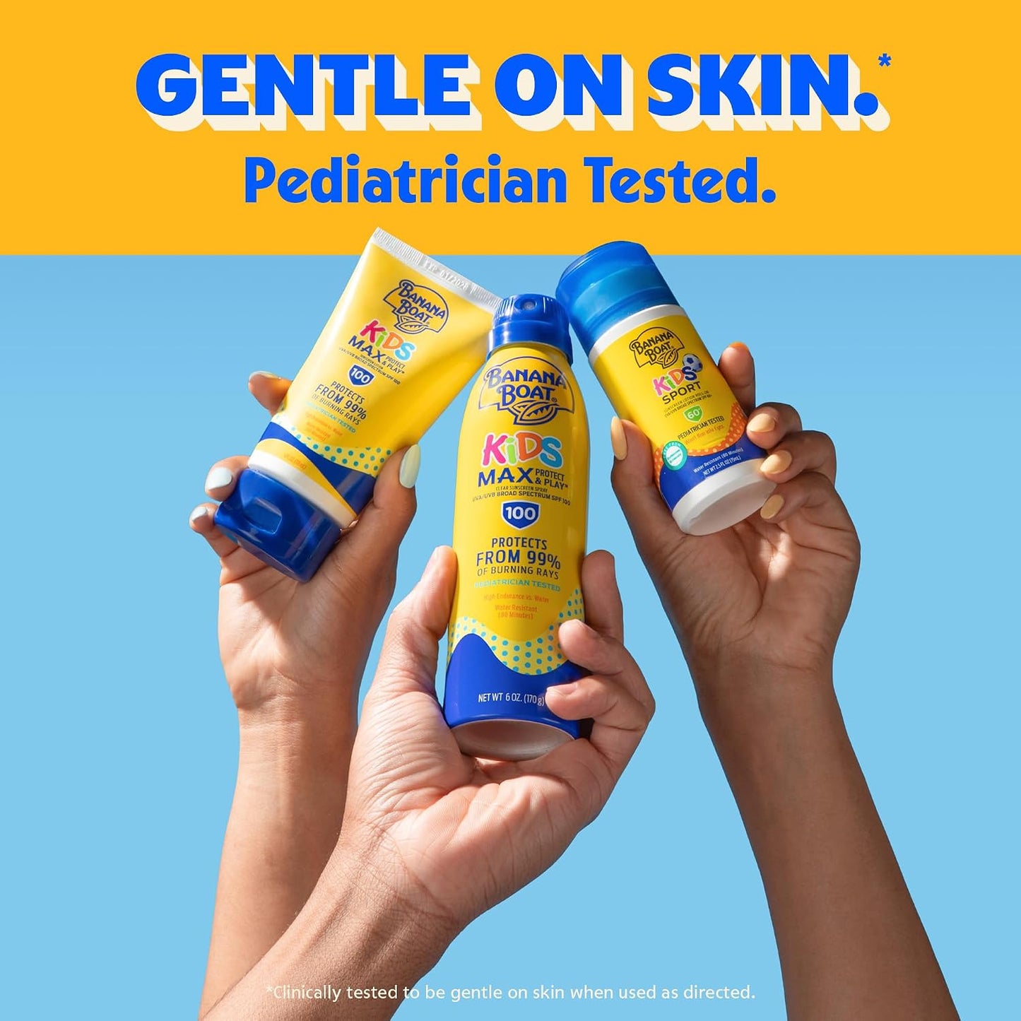 HotBanana Boat Sport Kids Sunscreen Spray SPF 50, Twin Pack | Spray Sunscreen for Kids, Childrens Sunblock SPF 50, Oxybenzone Free, 6oz each