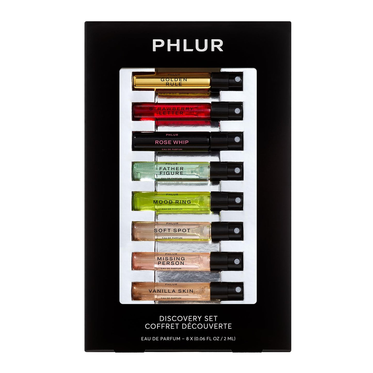 Hot PHLUR Fragrance Discovery Set (2026) - 8pc Perfume Sample Set | Features New Releases Cherry Stem, Afterglow and Honey Moon - 2mL Each, Mini Perfume Fine Fragrance Samples