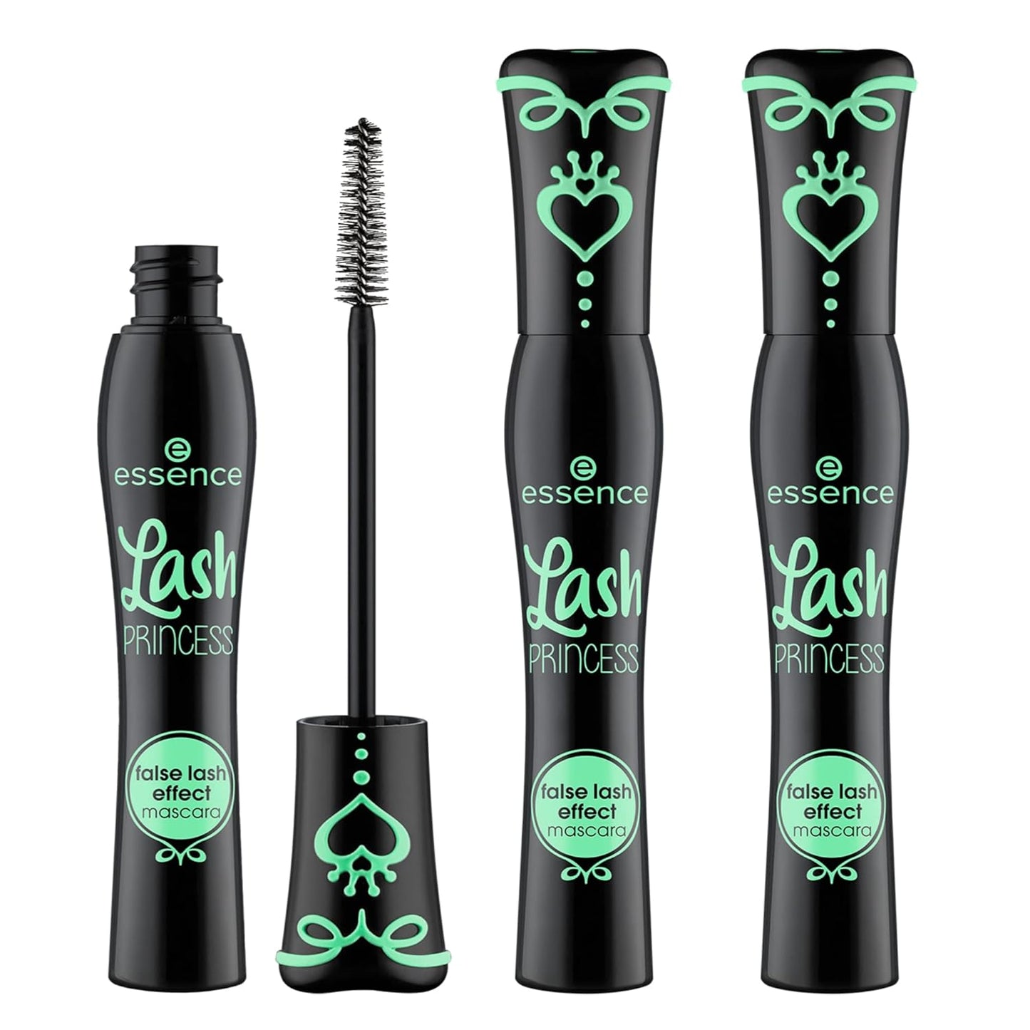 Hotessence | Lash Princess False Lash Effect Mascara (3 Pack) | Smudgeproof Volume & Length | Cruelty Free & Paraben Free