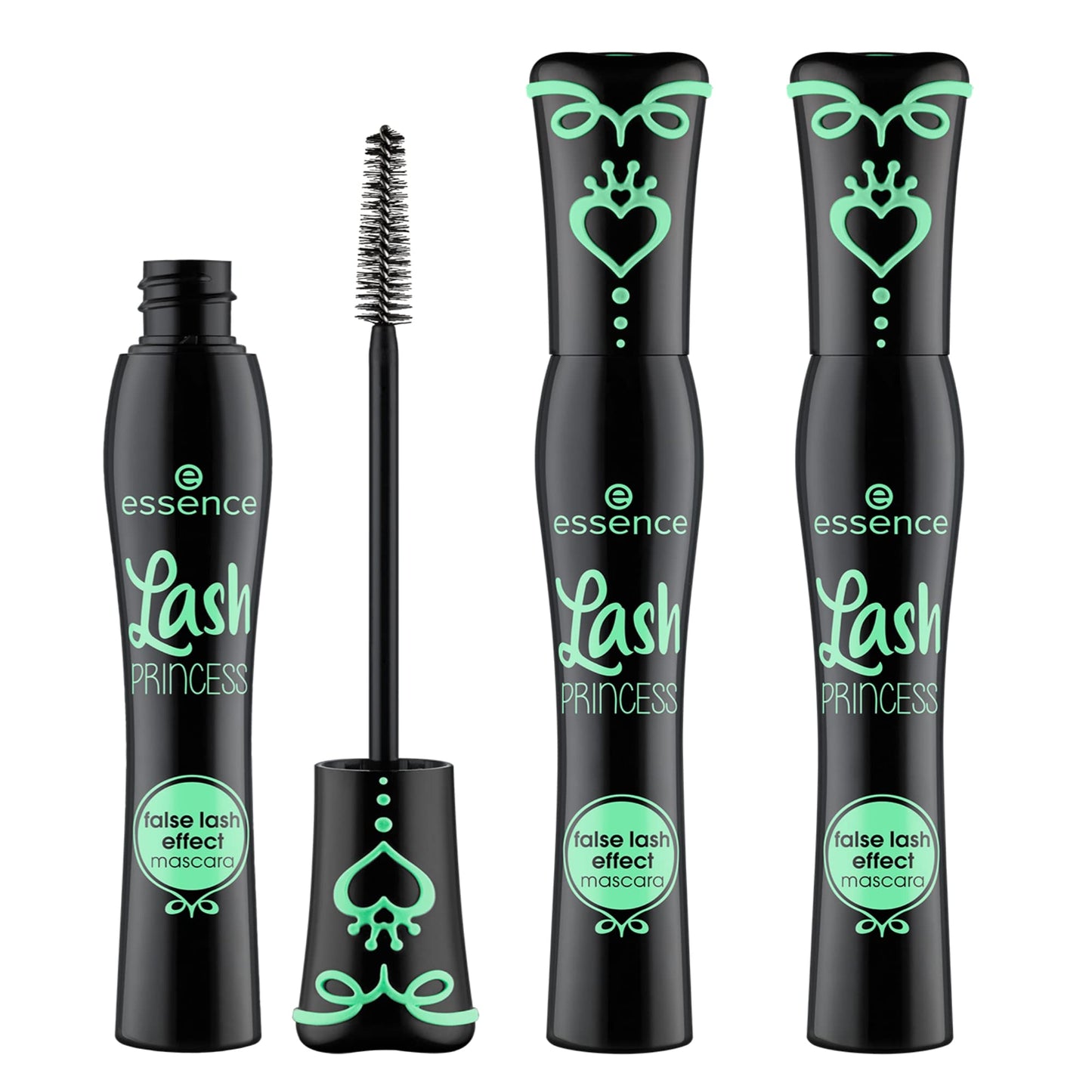 Hotessence | Lash Princess False Lash Effect Mascara (3 Pack) | Smudgeproof Volume & Length | Cruelty Free & Paraben Free