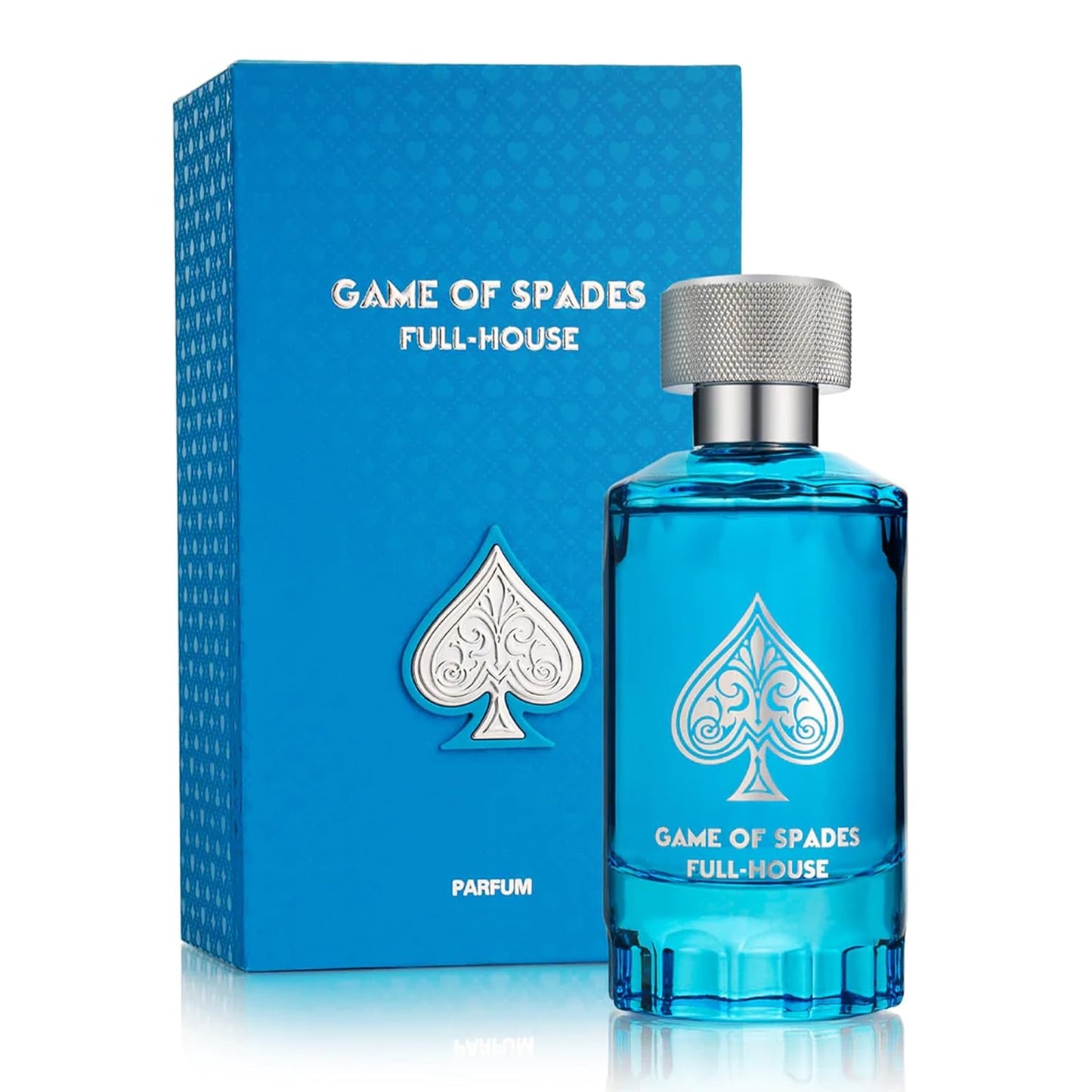 Hot Jo Milano Game of Spades Full House Eau De Parfum Spray | 3.4 oz (100ml) | Cinnamon, Oud Wood, Neroli, Orange, Ginger Scent | Long Lasting Fragrance for Men and Women (Unisex)
