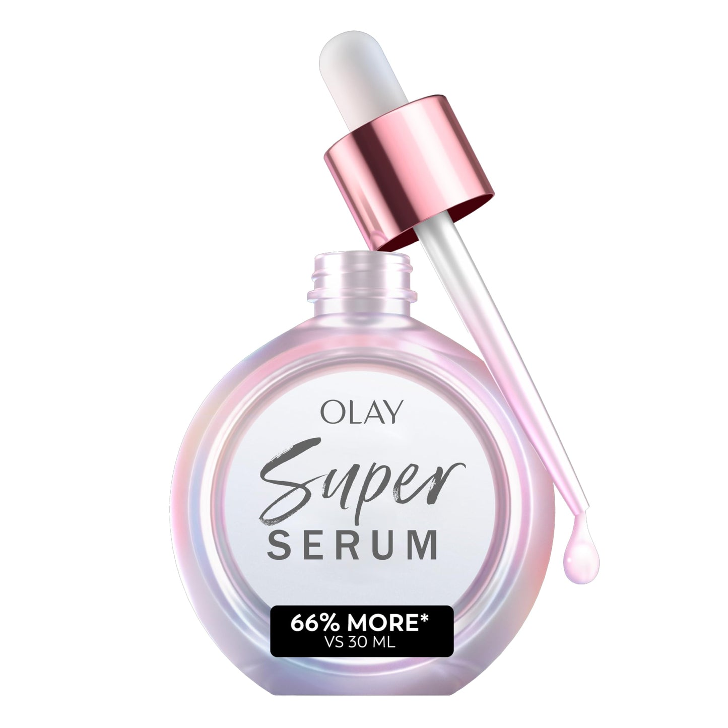 HotOlay Super Serum - Glow Serum for Face - Activated Niacinamide, Vitamin C & E, Collagen Peptide, AHA - 5-in-1 Benefits - Brightens, Hydrates, Smooths, Firms, Evens Tone, Proactive Anti-Aging, 1.0 Oz