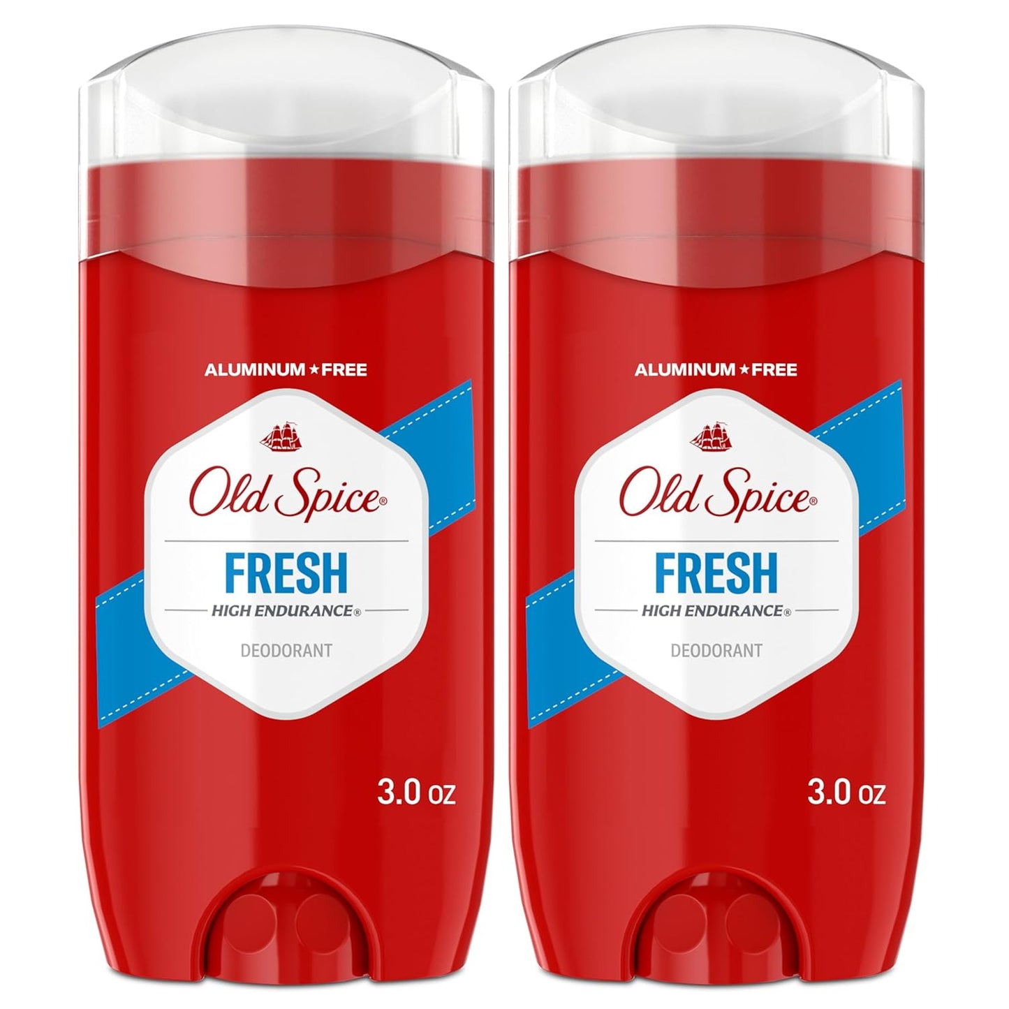 HotOld Spice Aluminum Free Deodorant for Men, High Endurance, 24/7 Lasting Freshness & Long Lasting Scent, 24/7 Advanced Sweat & Odor Protection, Fresh Scent, 3.0 oz (Pack of 2)