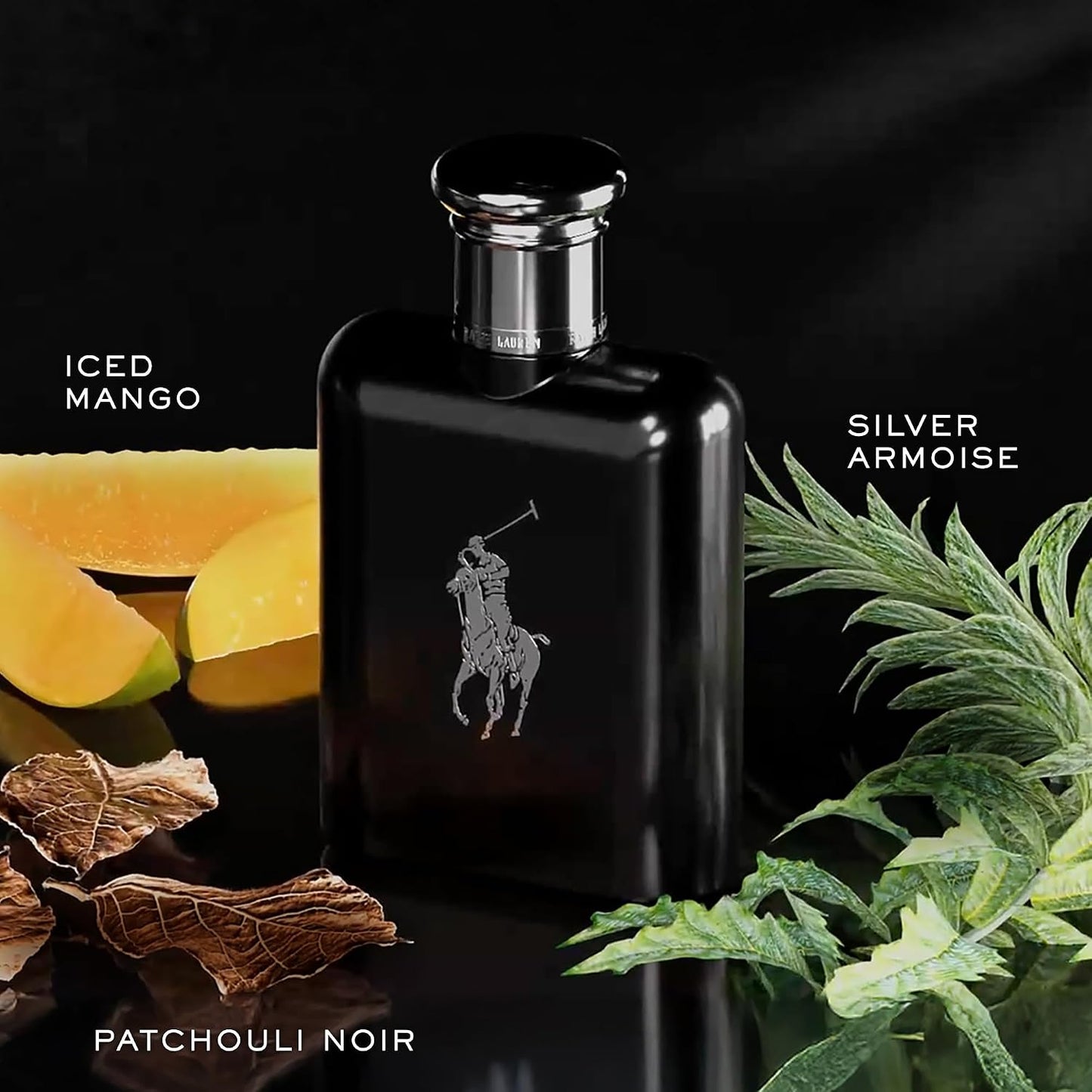 Hot RALPH LAUREN FRAGRANCES - Polo Black - Eau de Toilette - Men's Cologne - Woody & Fresh - With Patchouli, Sandalwood, and Mandarin - Medium Intensity
