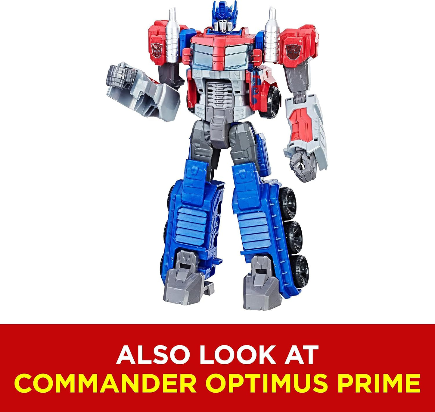 Hot Transformers Toys Heroic Bumblebee Action Figure - Timeless Large-Scale Figure, Changes into Yellow Toy Car, 11" (Amazon Exclusive)