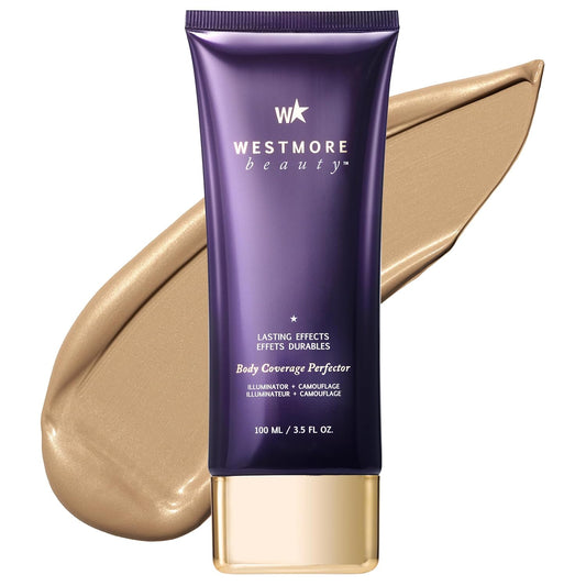 HotWestmore Beauty Body Coverage Perfector – Waterproof Leg & Body Makeup/Bronzer For Women - Best Tattoo Cover Up Makeup & Tattoo Concealer - 3.5 Oz Natural Radiance