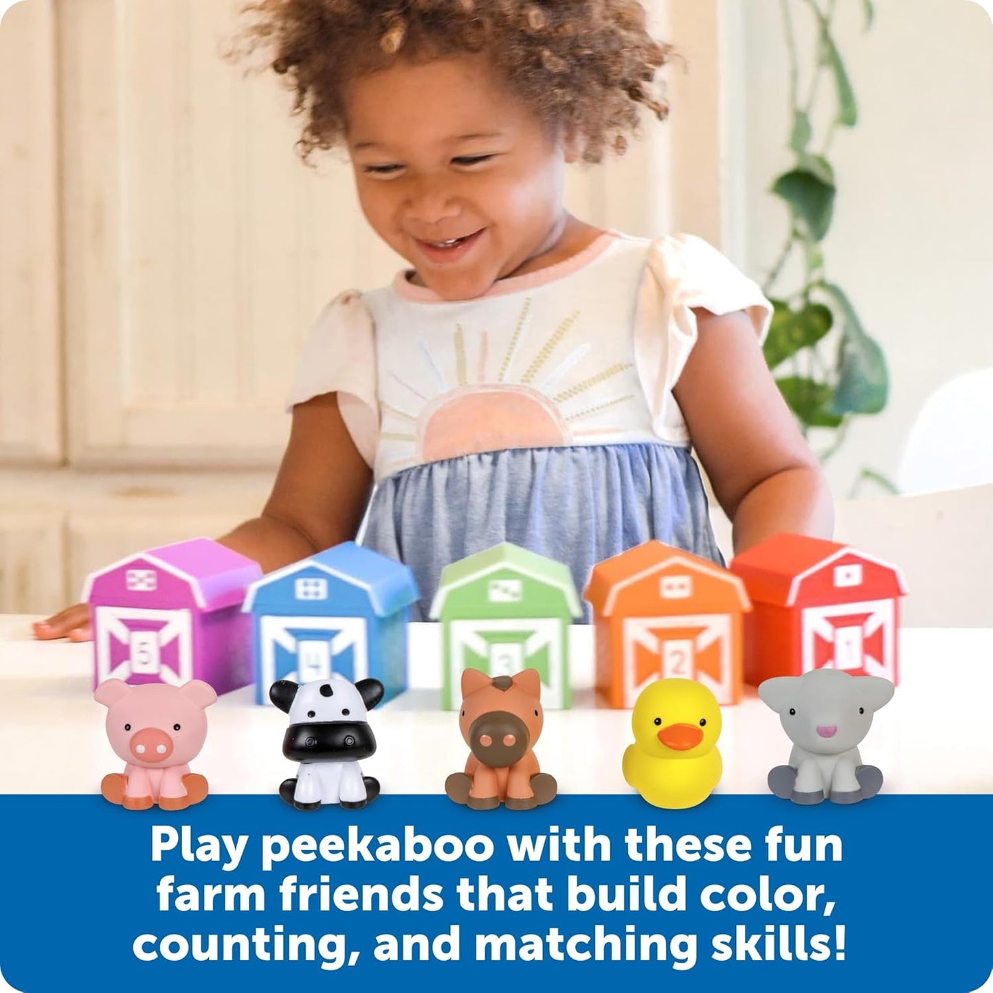 HotLearning Resources Peekaboo Learning Farm