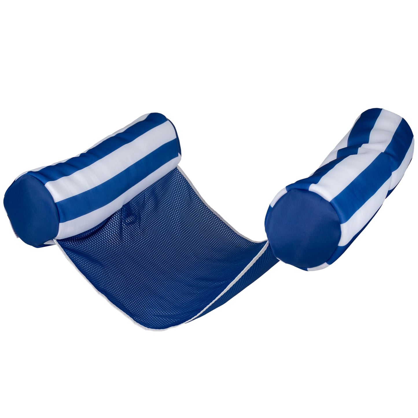 HotBig Joe Noodle Sling No Inflation Needed Pool Seat with Armrests, Blurred Blue Double Sided Mesh, Quick Draining Fabric, 3 feet