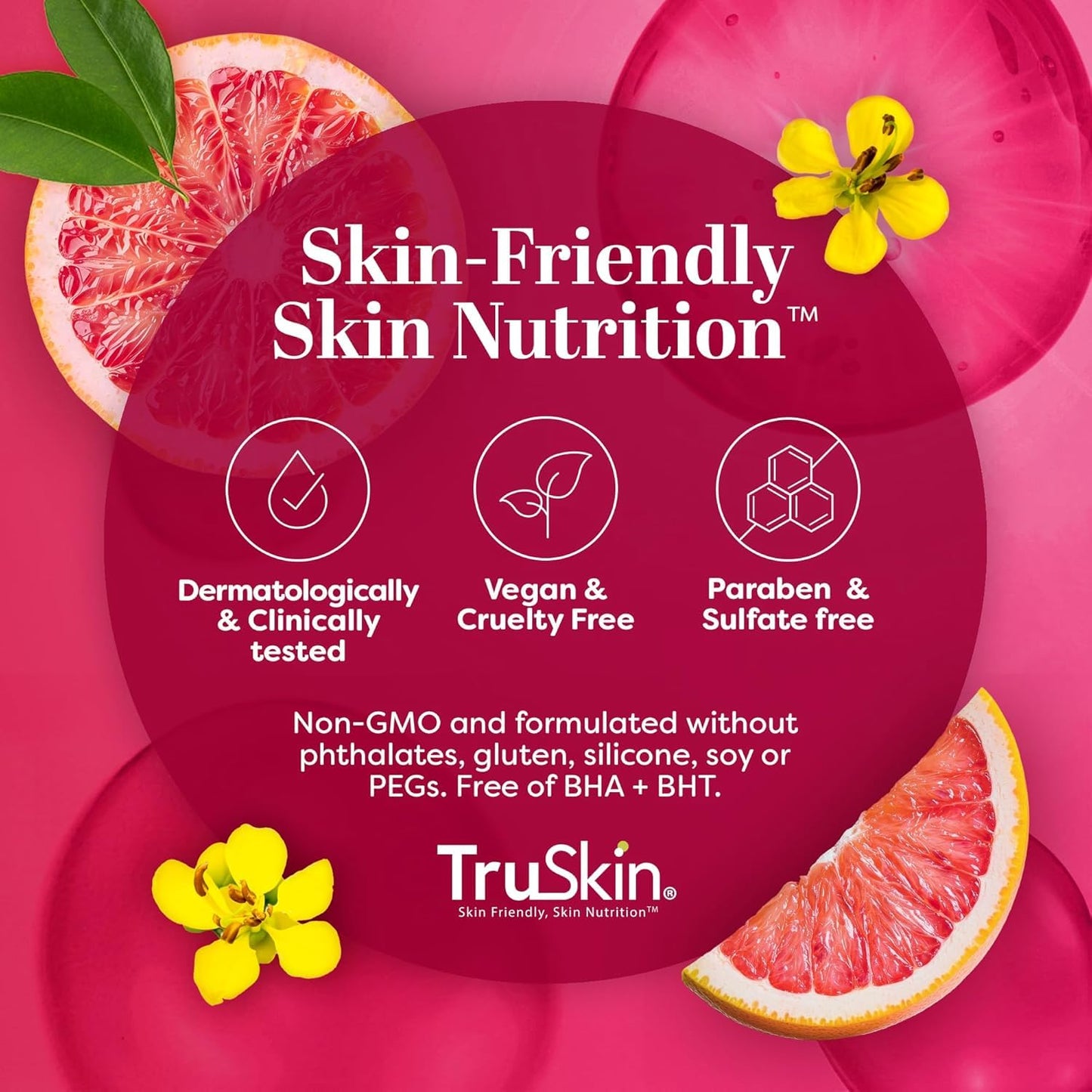 HotTruSkin Vitamin C Super Serum for Face - Five Skin Benefits in One Serum with Vitamin C, Retinol, Niacinamide, Hyaluronic Acid & Squalane - Brighten, Firm & Smooth the Look of Skin - 1 fl oz