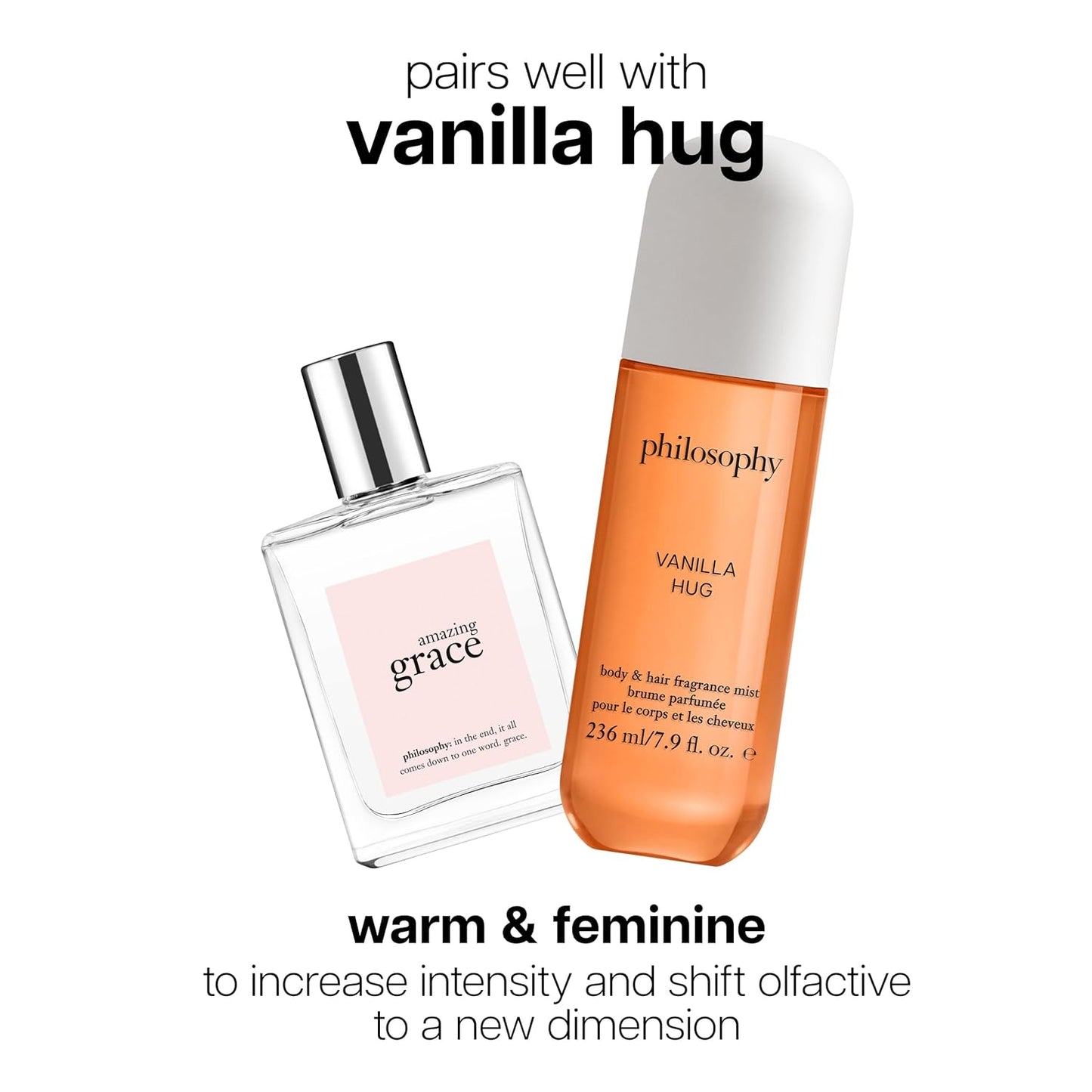 Hot philosophy amazing grace eau de toilette - clean & floral women's perfume - with notes of bergamot, muguet & musk - long lasting fragrance