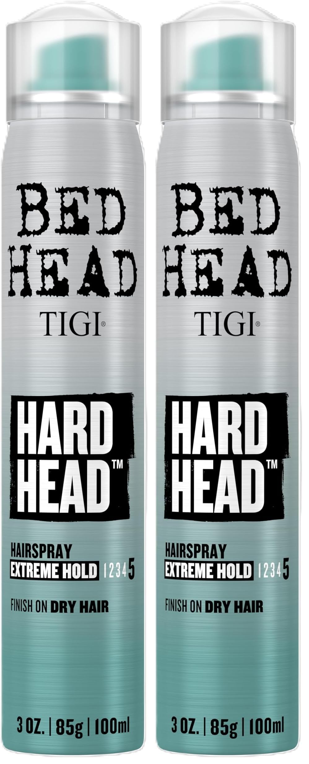 HotTIGI Bed Head Hard Head Hair Spray – Extra Strong Hold for All Day Style and All Hair Types, 11.7 oz