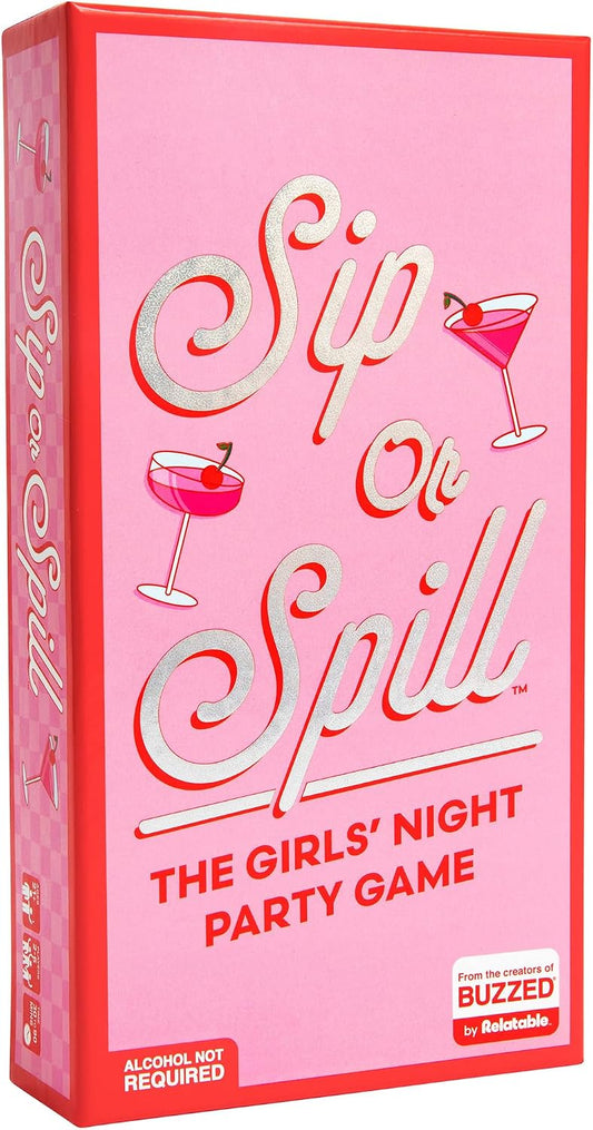 Hot Sip or Spill Party Drinking Game – Fun Summer Drinking Games for Parties, Outdoor & Pool Party Games, Adult Party Game for Groups, Travel-Friendly for Beach & Vacation Fun, Includes 200 Cards