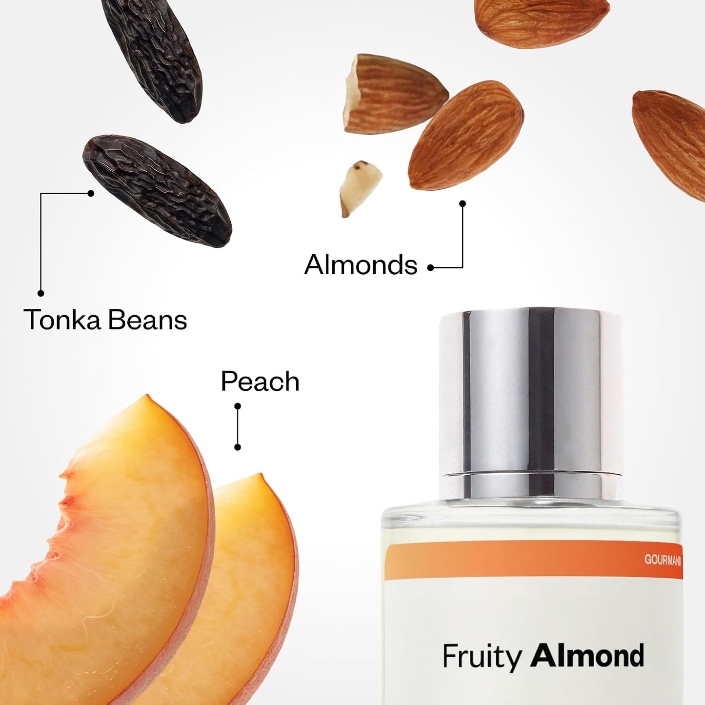 Hot Dossier - Fruity Almond - Eau de Parfum - Inspired by Good Girl - Long-Lasting Fragrance - Feminine - 1.7 fl oz (50ml)