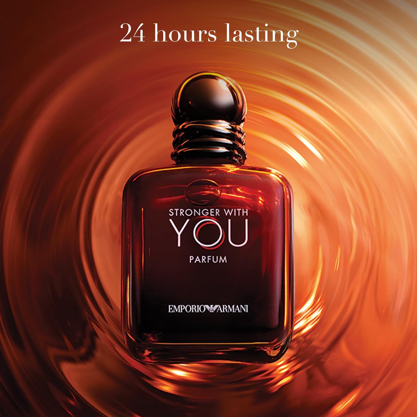 Hot Armani Beauty - Stronger With You - Parfum - Cologne for Men - Woody & Ambery Fragrance - Rum, Bergamot, Lavendar, Cedarwood, and Vanilla Notes