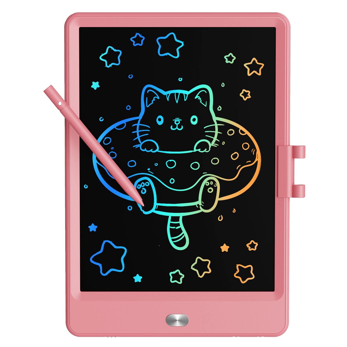 Hot TEKFUN LCD Writing Tablet for Kids, 10-inch Coloring Drawing Pad, Mess Free Doodle Board, Airplane Travel Toys for Boys and Toddlers, Road Trip Essentials, Gifts for 3 4 5 6 7 8 Year Old Girls (Pink)