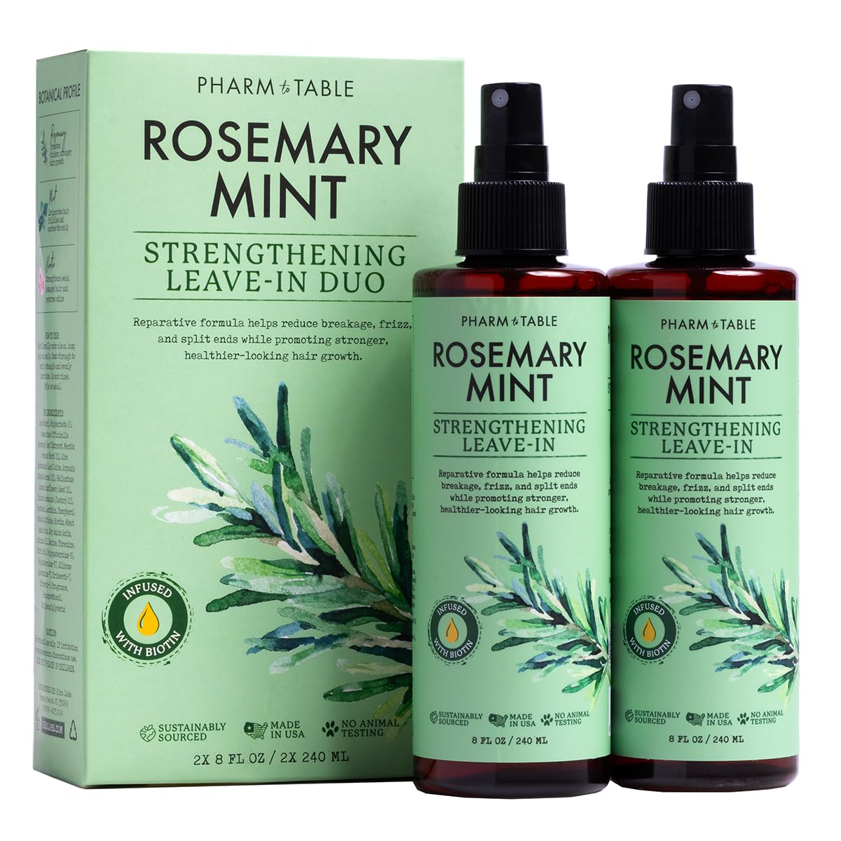 HotLeave In Conditioner Spray - Tea Tree Scalp Treatment | Anti-Dandruff and Dry & Itchy Scalp, Hydrating & Medicated Formula for Psoriasis and Scalp Care - Detangles & Nourishes Hair.