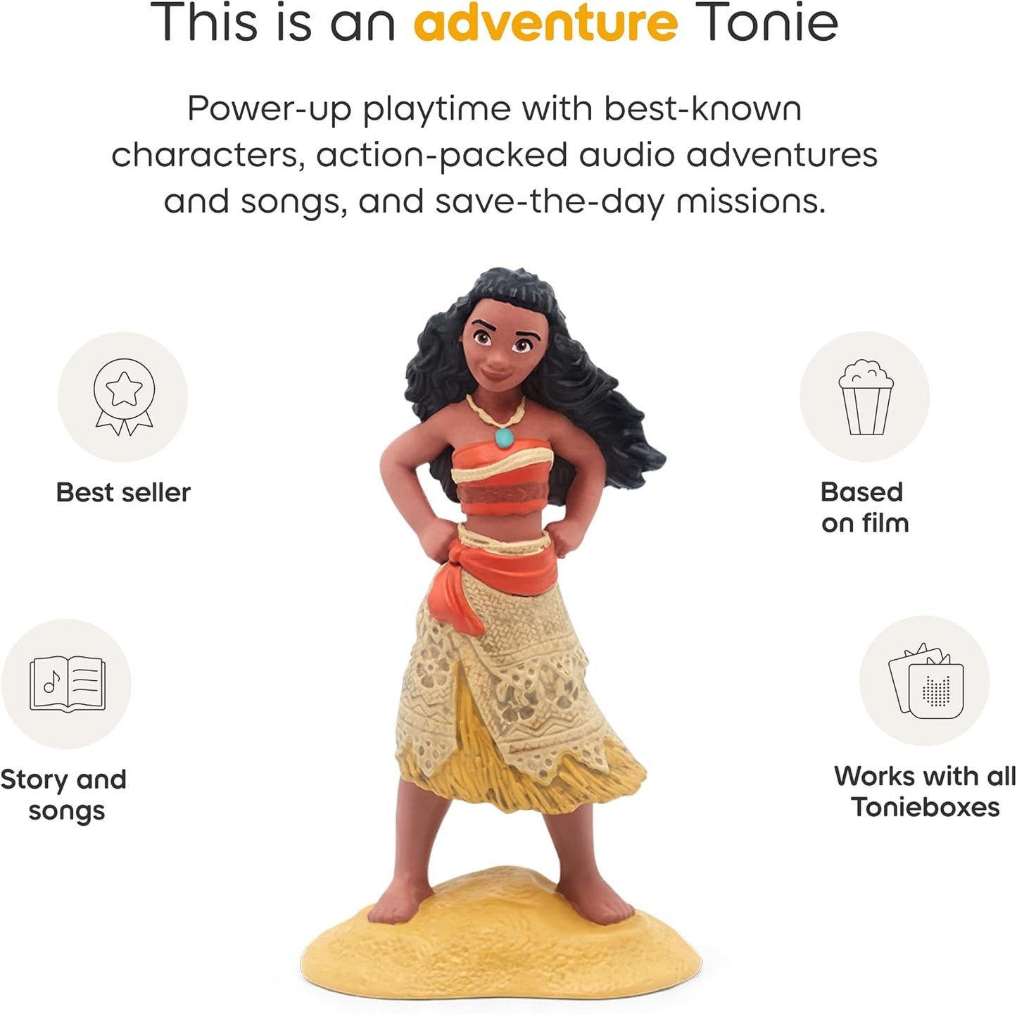 HotTonies Moana Audio Toy Figurine from Disney [English]