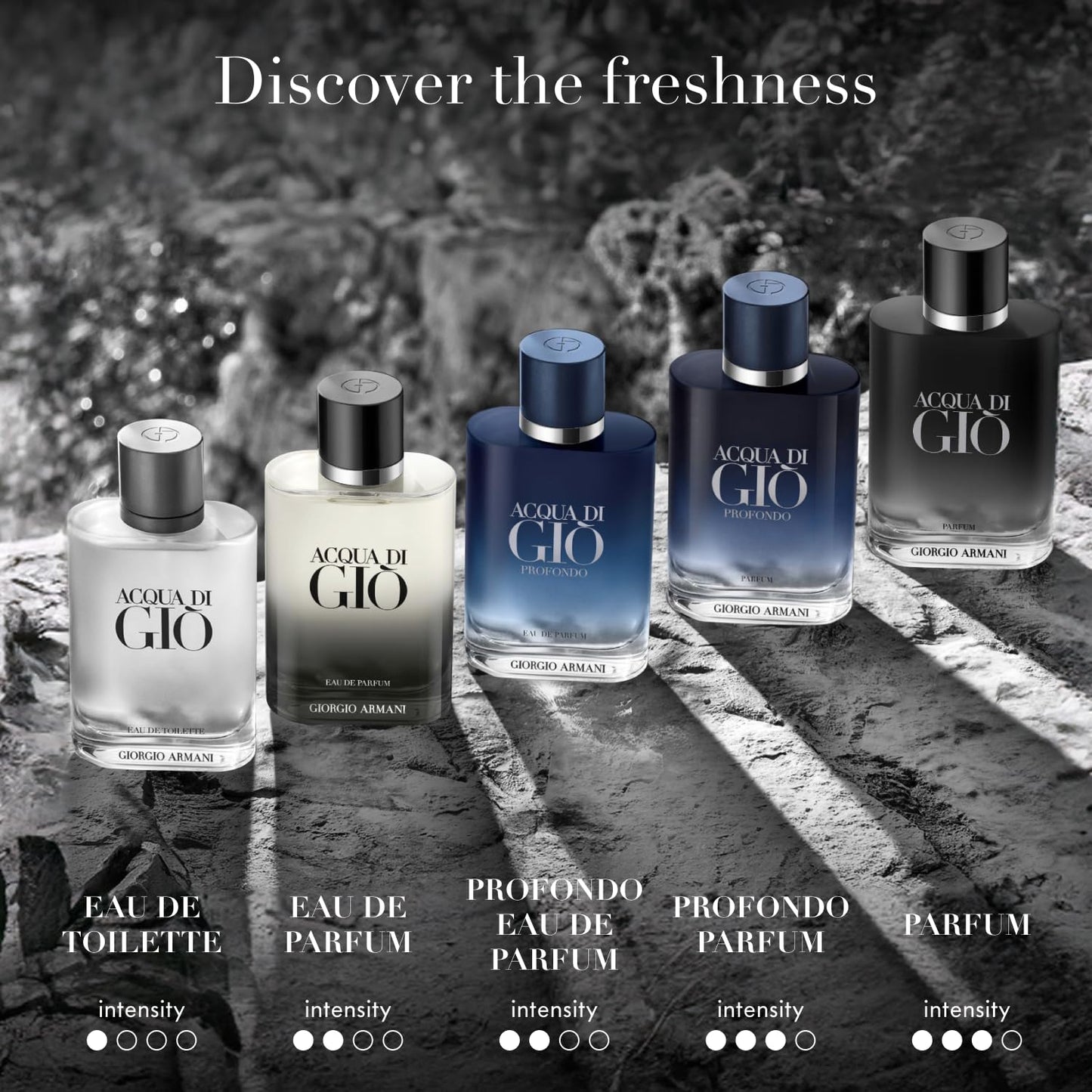 Hot Armani Beauty - Acqua di Giò Profondo - Eau de Parfum - Cologne for Men - Fresh & Aromatic Men’s Fragrance - Mandarin, Lavender, Cedarwood Notes