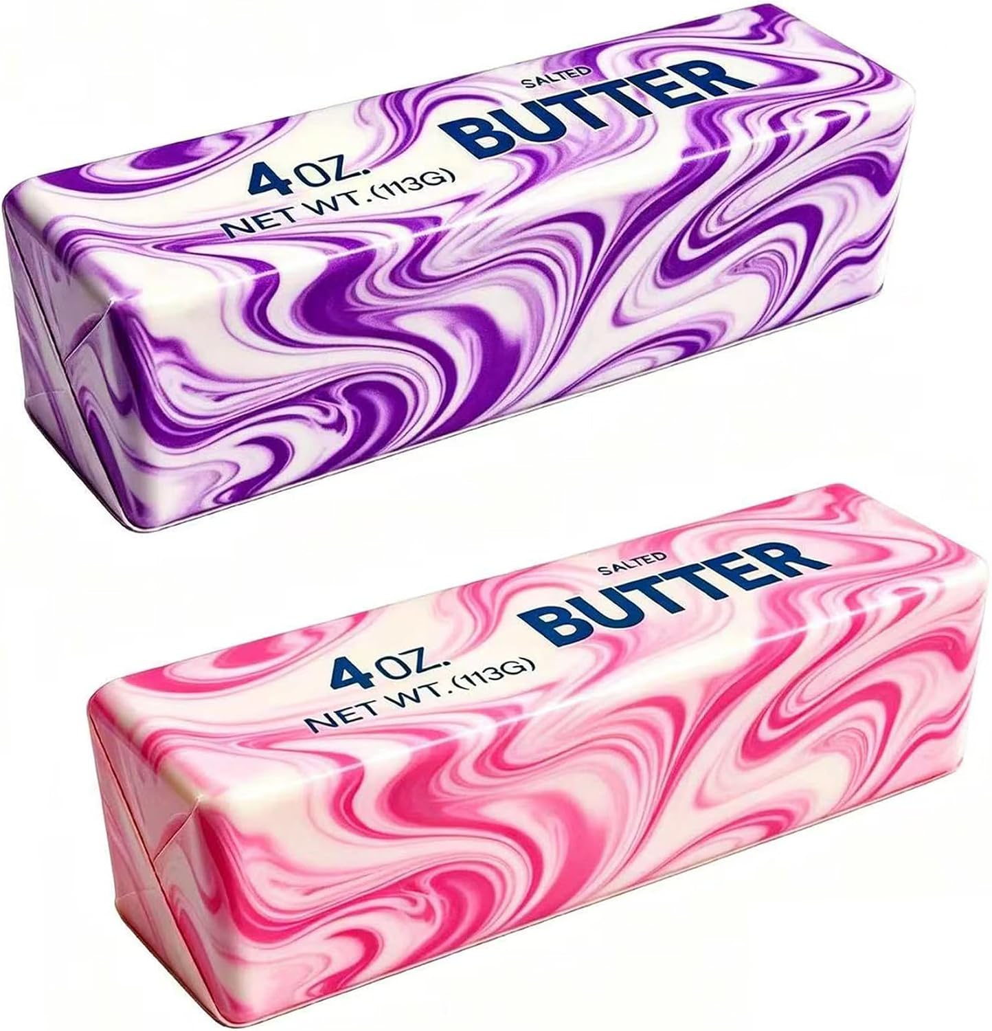 Hot Butter Squishy, Squishy Butter, Squeeze Toys, Realistic Butter Stick Soft Squeeze Toys (Butter-2PCS)