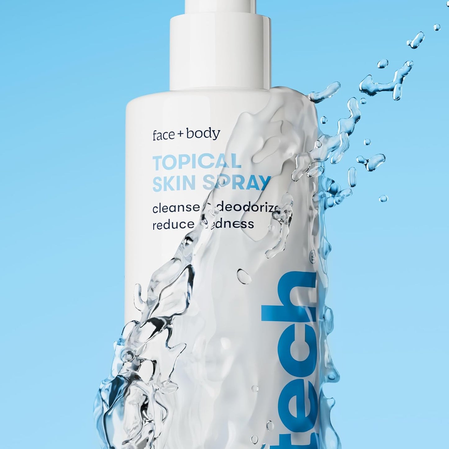 HotBRIOTECH Topical Skin Spray, Hypochlorous Acid Spray for Sensitive Skin, HOCl Facial Mist, Full Body Support Against Irritation, Calm Redness, Soothe Foot & Scalp, 8.5 oz (1 Pack)